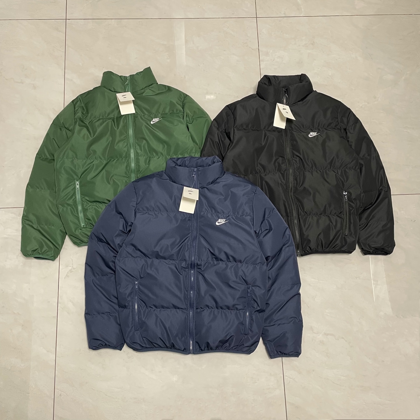  Nike 耐克哈靈頓立領專櫃同步明星羽絨服面包服