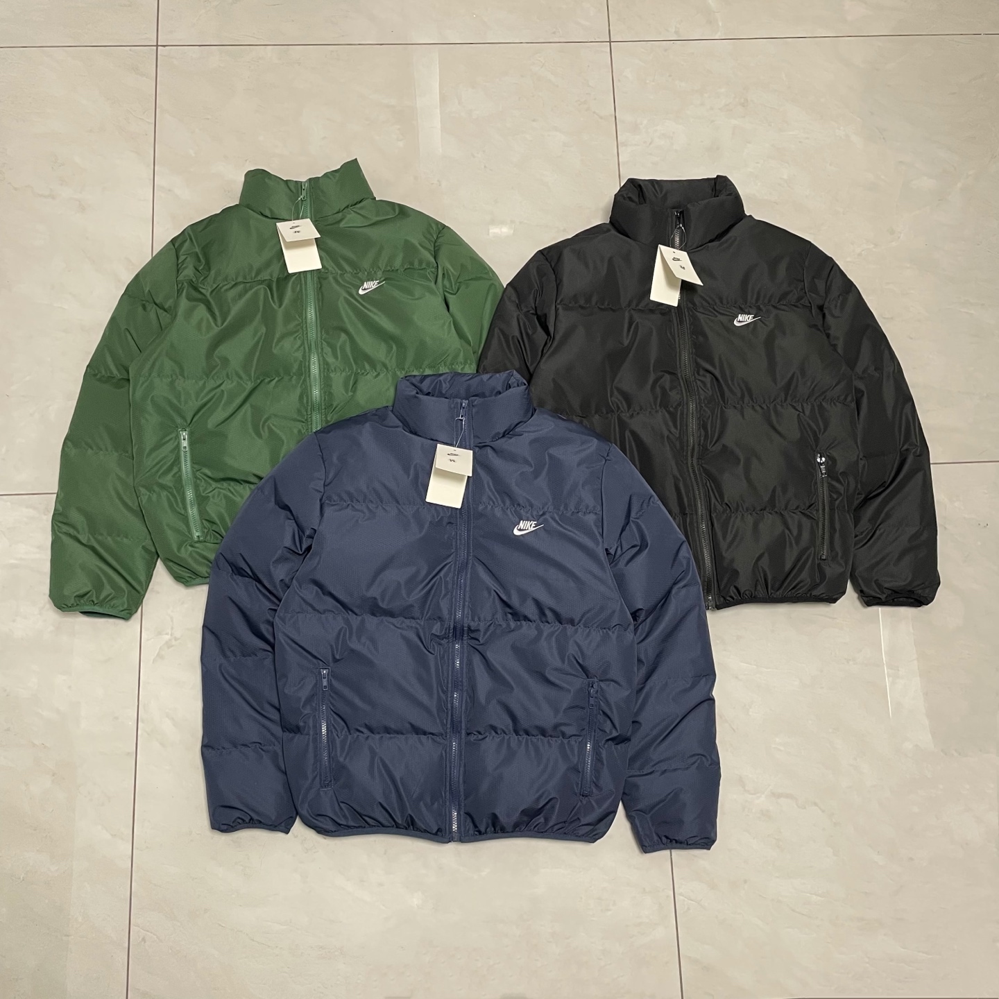  Nike 耐克哈靈頓立領專櫃同步明星羽絨服面包服