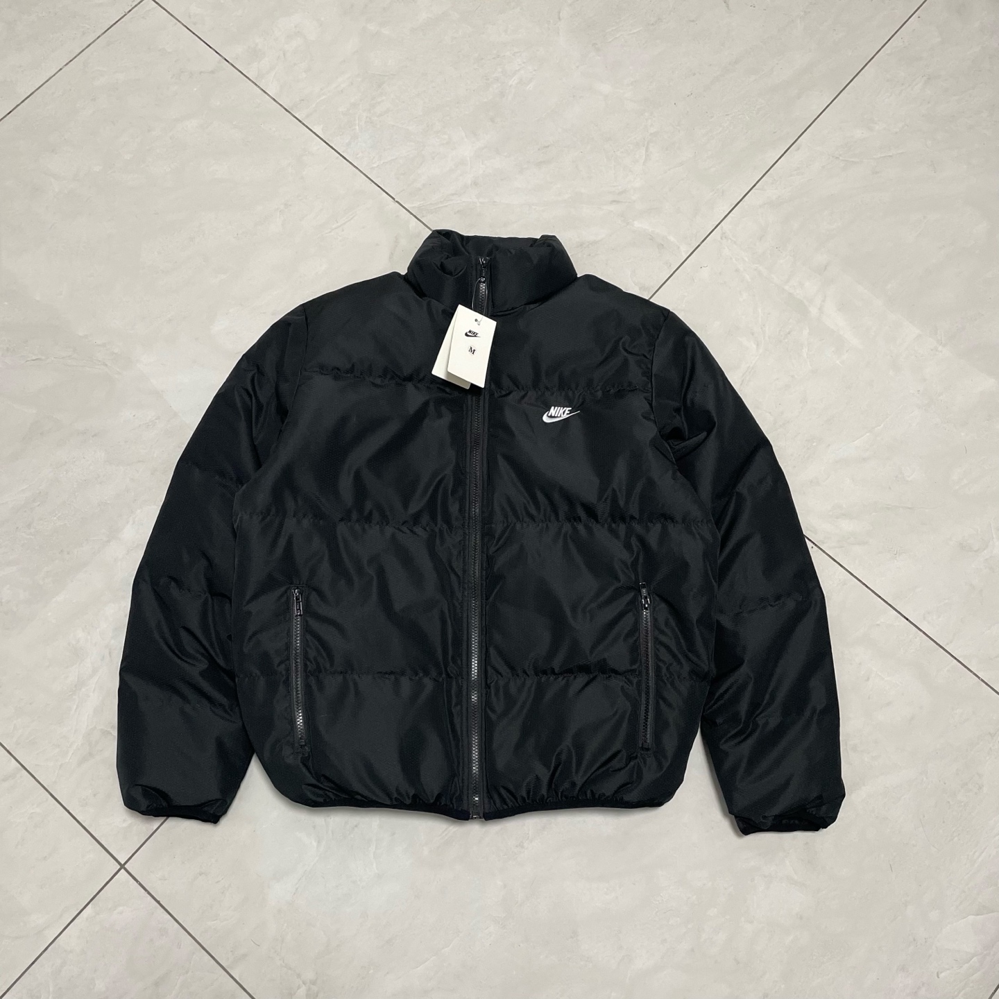 Nike 耐克哈靈頓立領專櫃同步明星羽絨服面包服