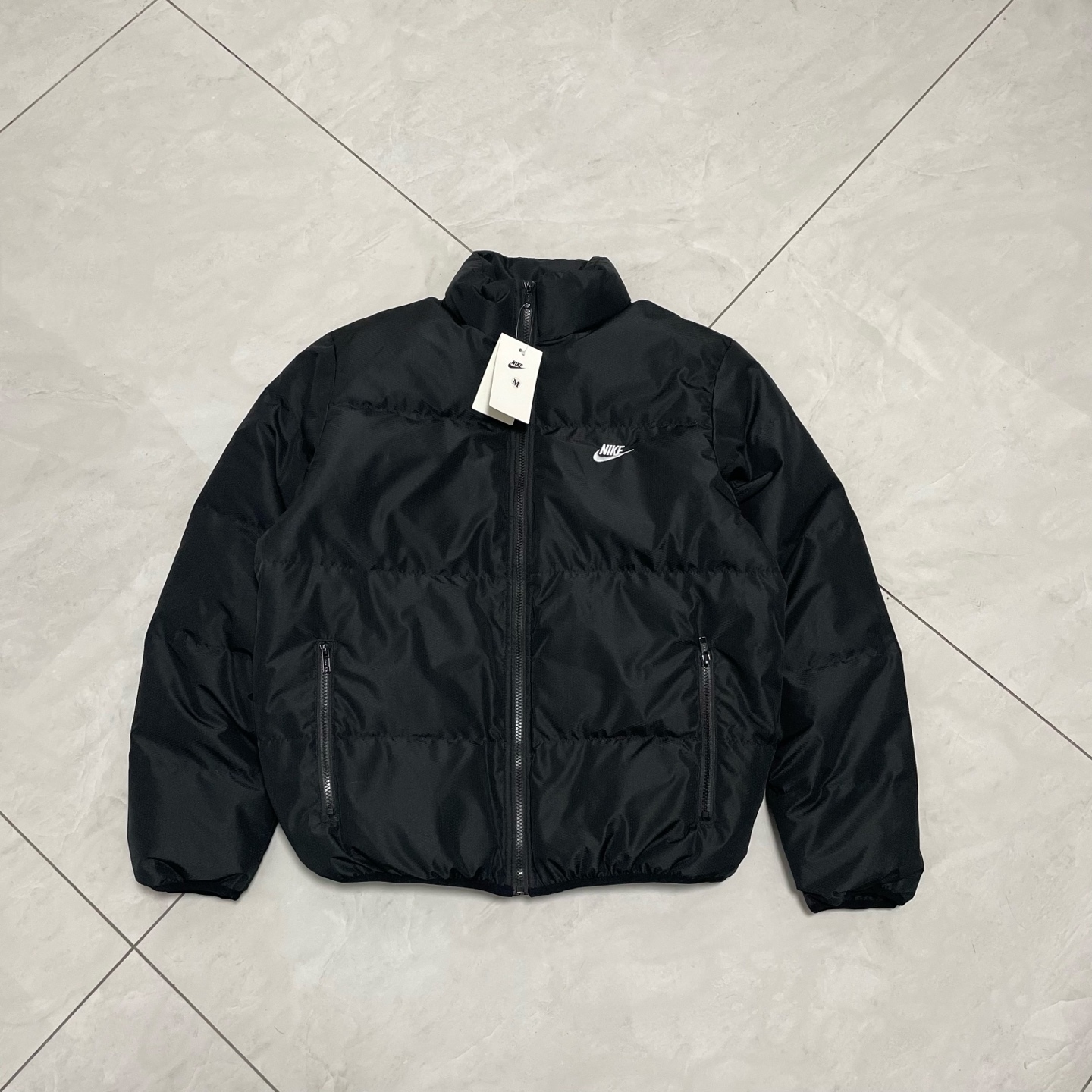 Nike 耐克哈靈頓立領專櫃同步明星羽絨服面包服