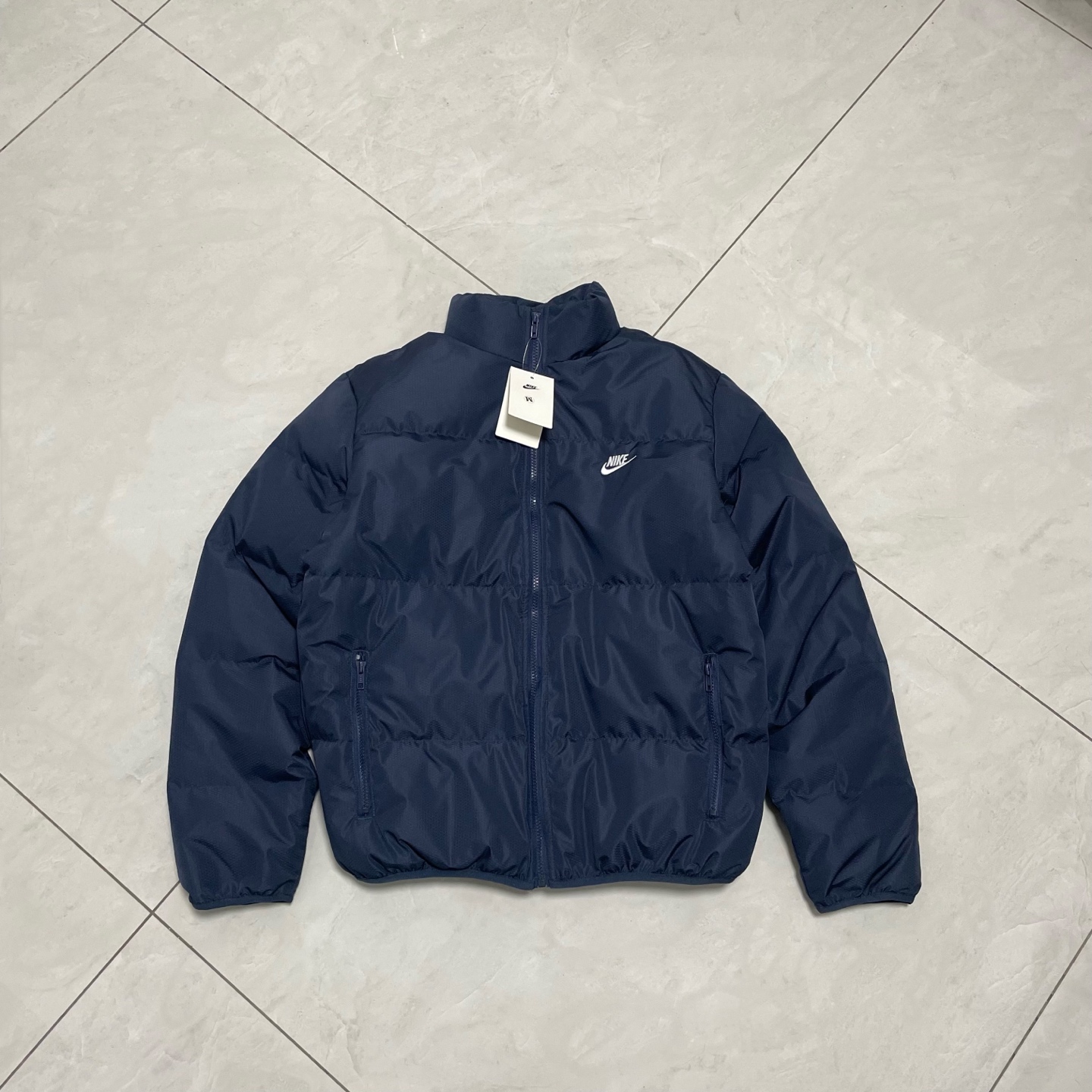  Nike 耐克哈靈頓立領專櫃同步明星羽絨服面包服