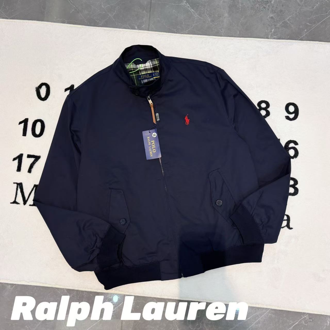 Ralph Lauren 老錢風老幹部立領工裝哈靈頓夾克外套