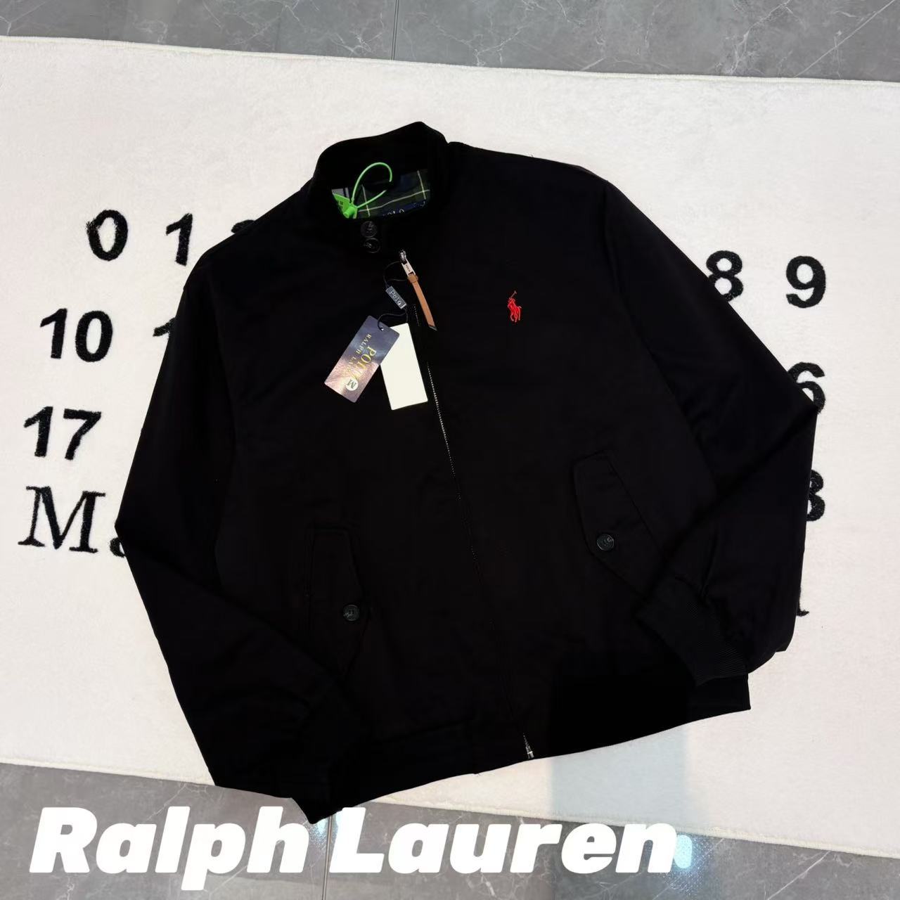 Ralph Lauren 老錢風老幹部立領工裝哈靈頓夾克外套