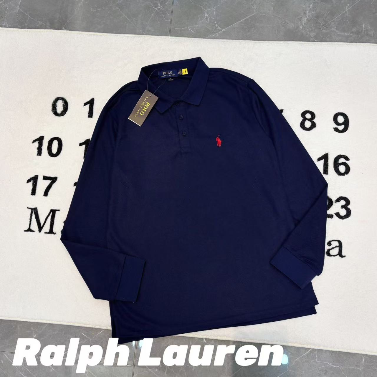 Ralph Lauren拉夫勞倫翻領長袖POLO衫