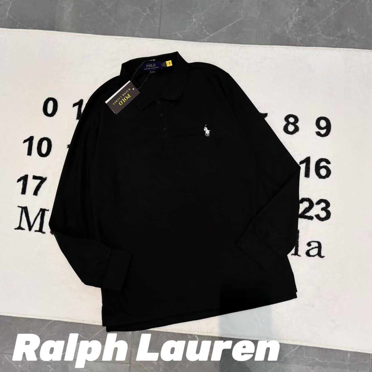 Ralph Lauren拉夫勞倫翻領長袖POLO衫