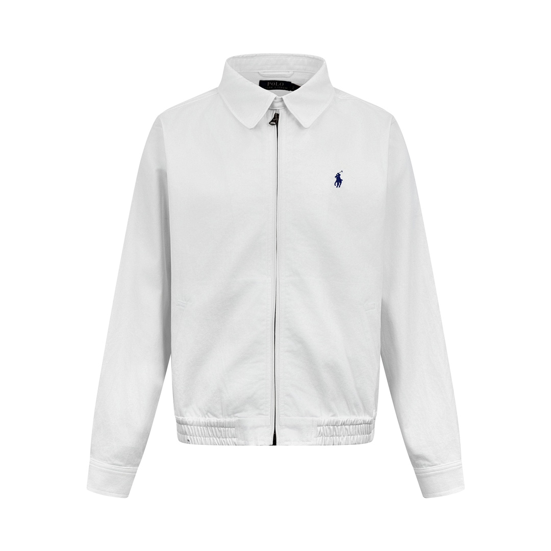  Ralph Lauren 刺繡拉鍊夾克