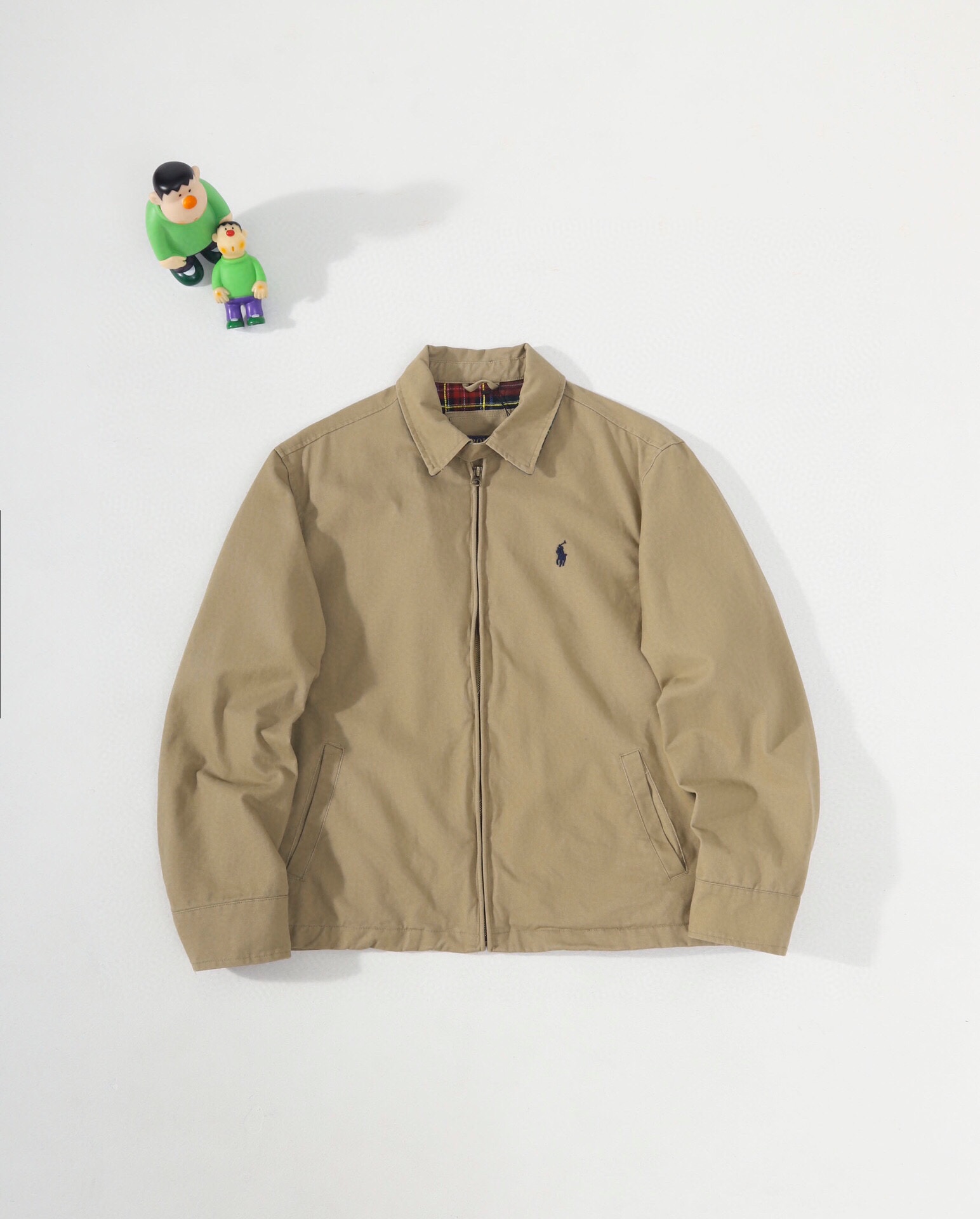 Ralph Lauren/拉夫勞倫 美式古著經典翻領老幹部復古夾克