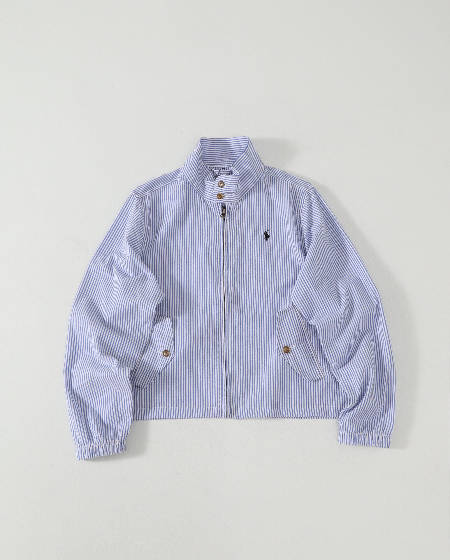 Polo Ralph Lauren拉夫勞倫 立領拉鍊直筒長袖夾克外套