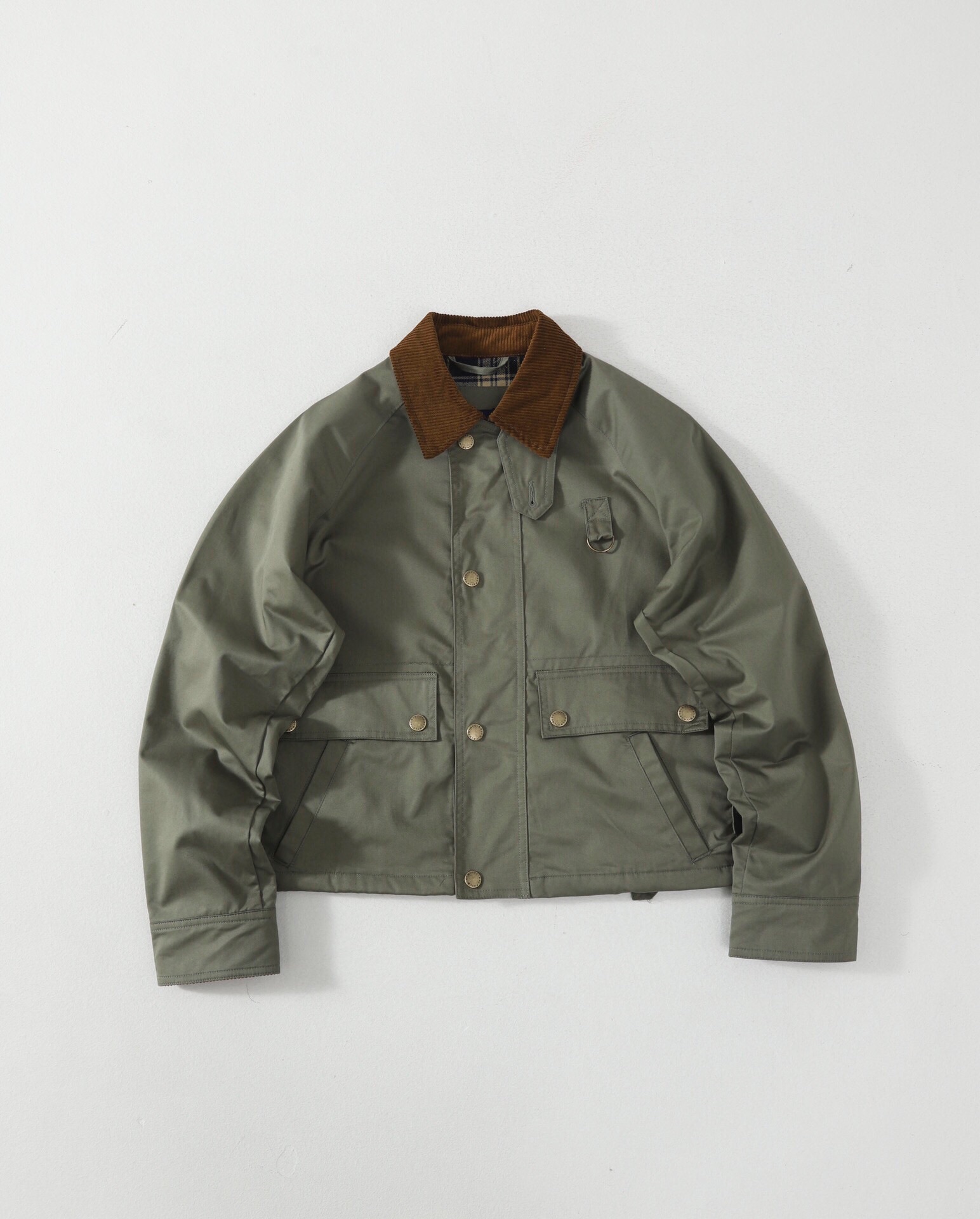 Ralph Lauren FW25 工裝風純色單排扣短款休閒夾克