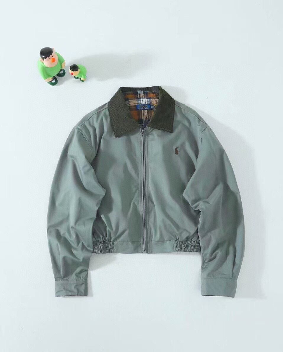 Ralph Lauren/拉夫勞倫美式古著經典翻領老幹部復古夾克外套