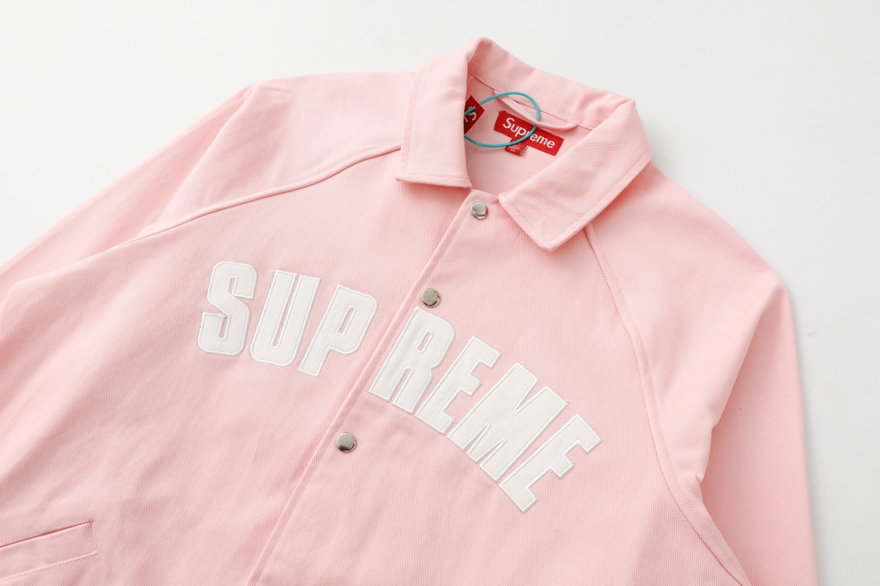 Supreme  徽標美式水洗教練夾克外套