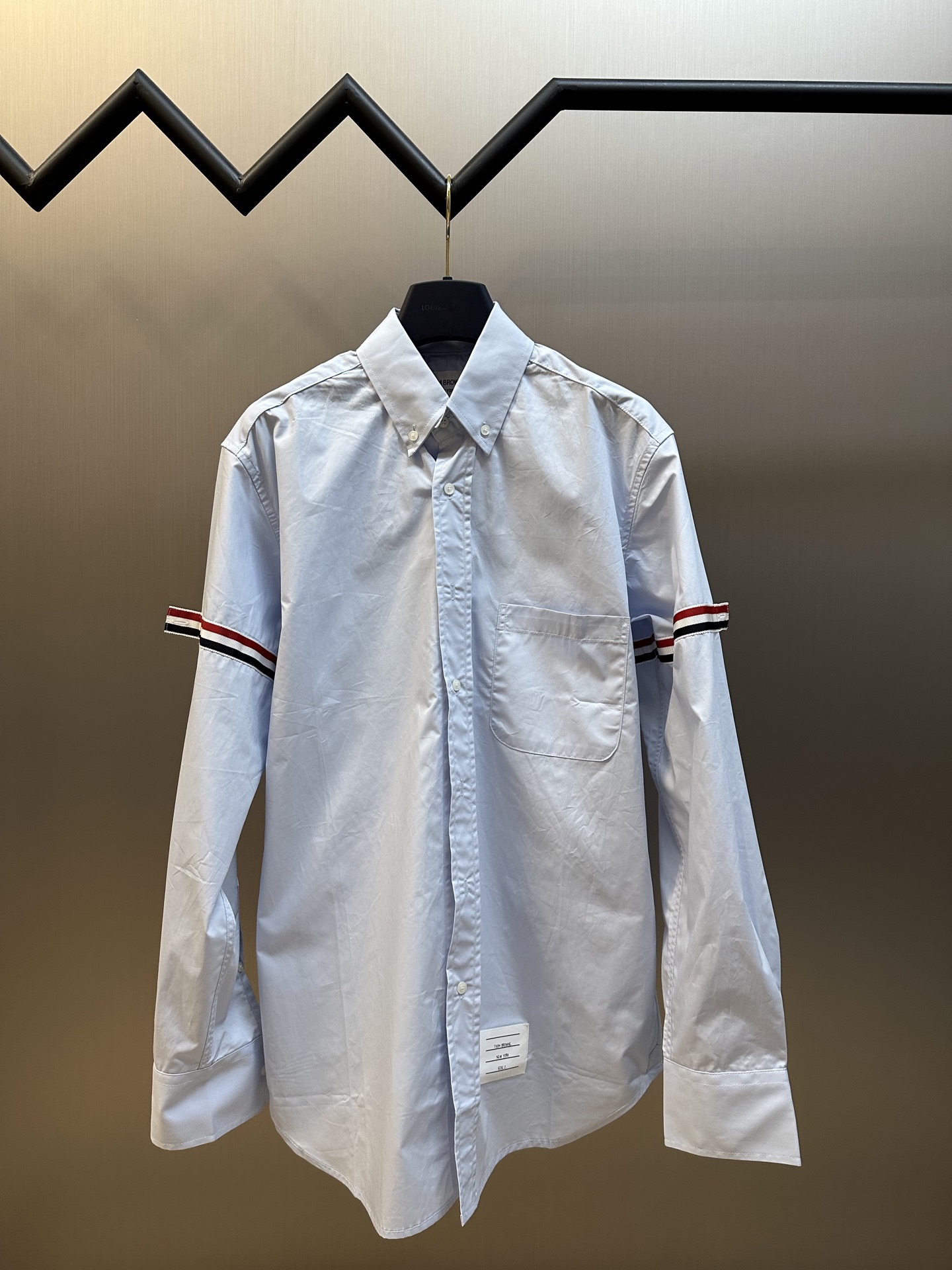  THOM BROWNE 織帶標籤襯衫