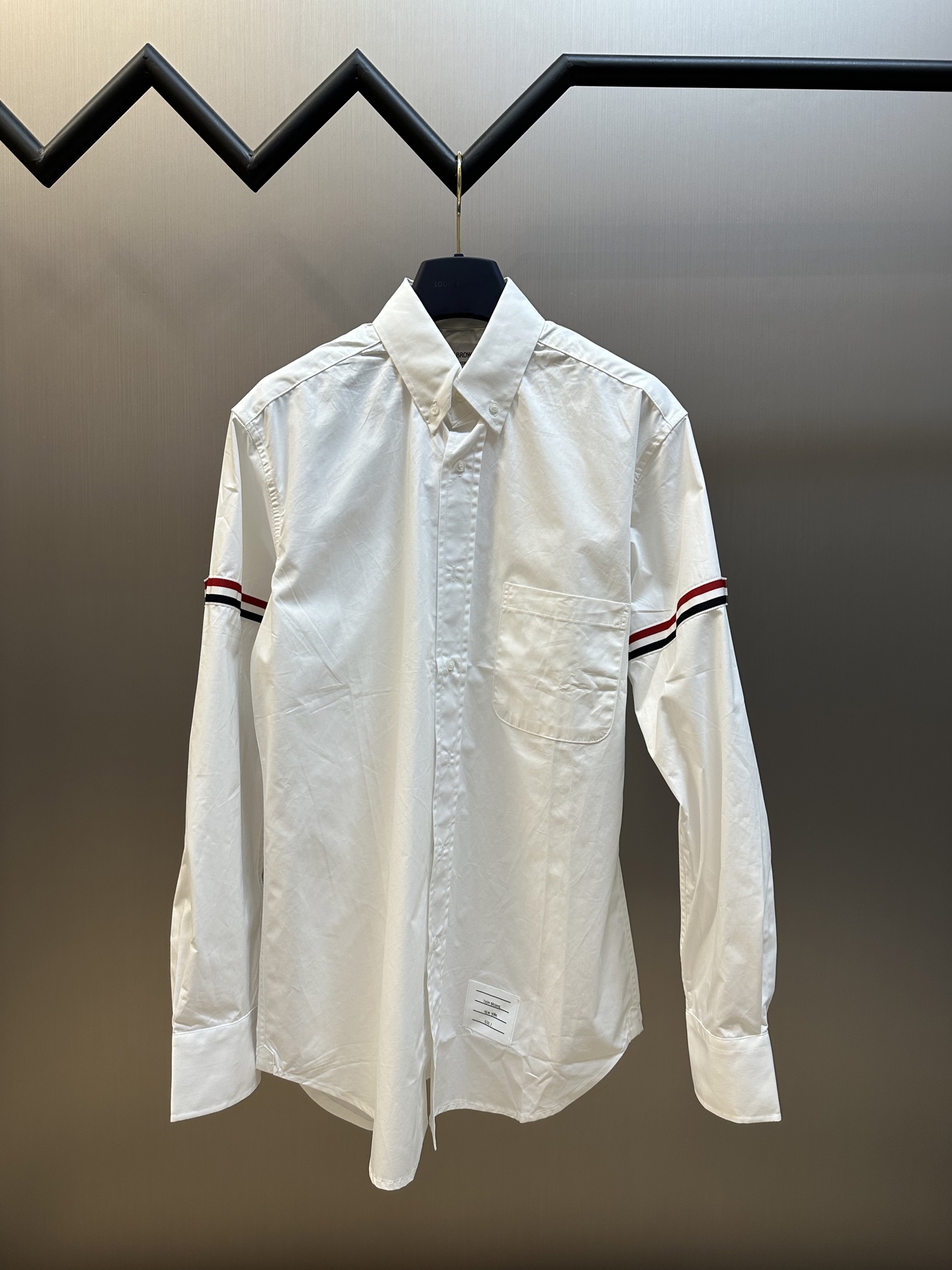  THOM BROWNE 織帶標籤襯衫