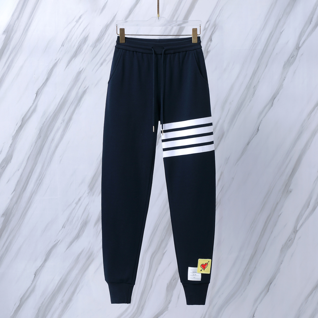 THOM BROWNE TB經典色織毛圈棉七夕情侶限定款衛褲
