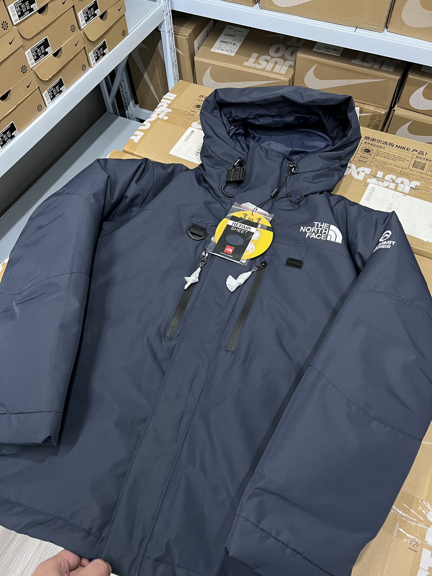 The North Face 新款喜馬拉雅羽絨服北面雙層三合一 
