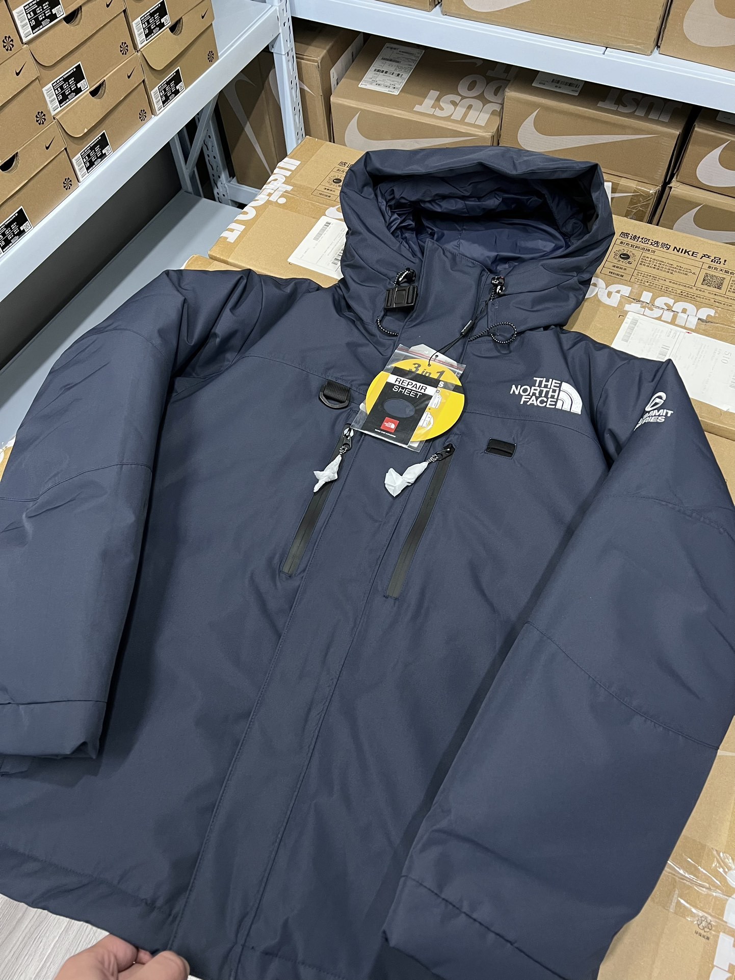 The North Face 新款喜馬拉雅羽絨服北面雙層三合一 