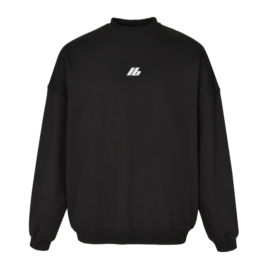 BLCG 24FW Ib字母反光圓領衛衣