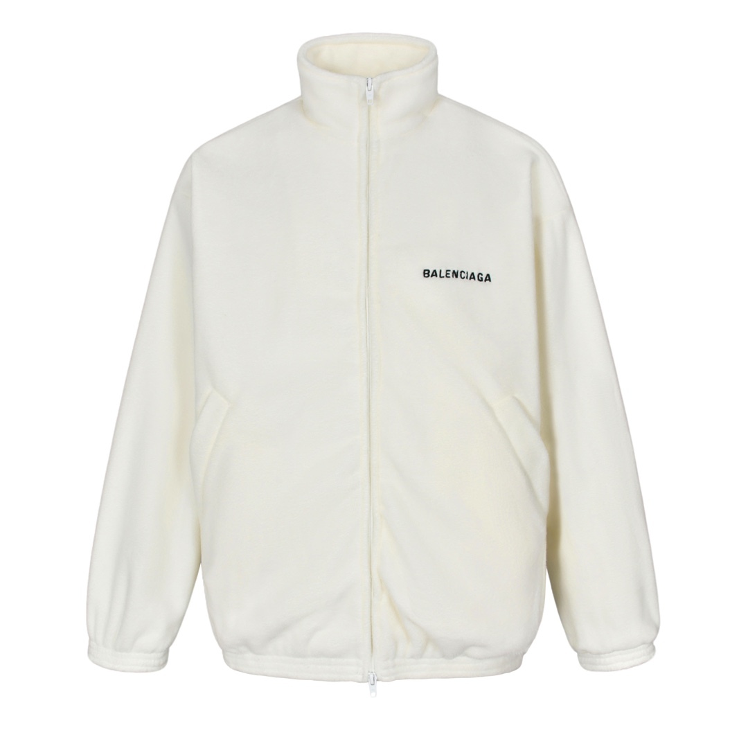 Blcg 巴黎世家小logo搖粒絨外套