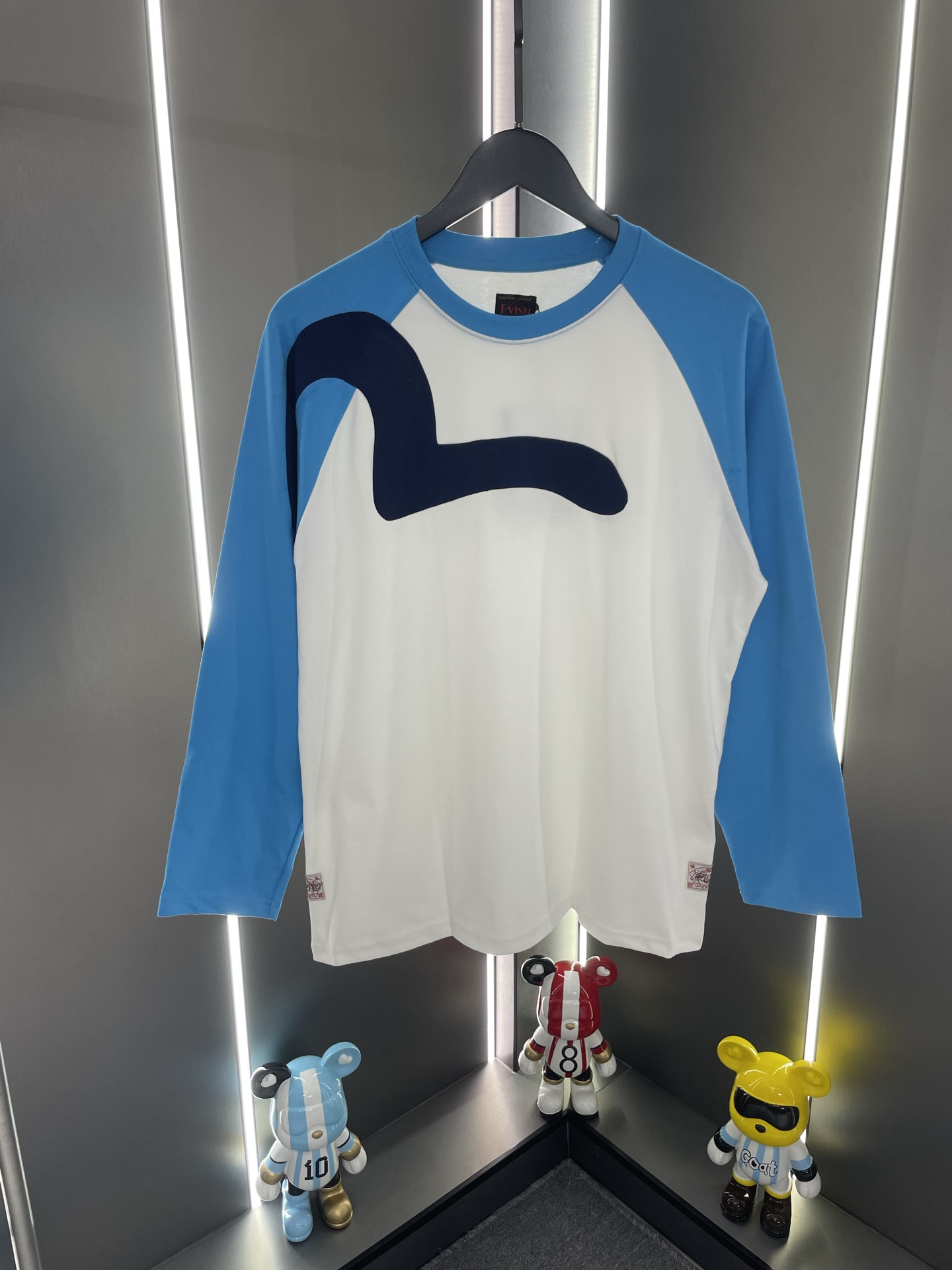 Palace25 x Evisu Seagull Raglan 拼色徽標印花長袖T