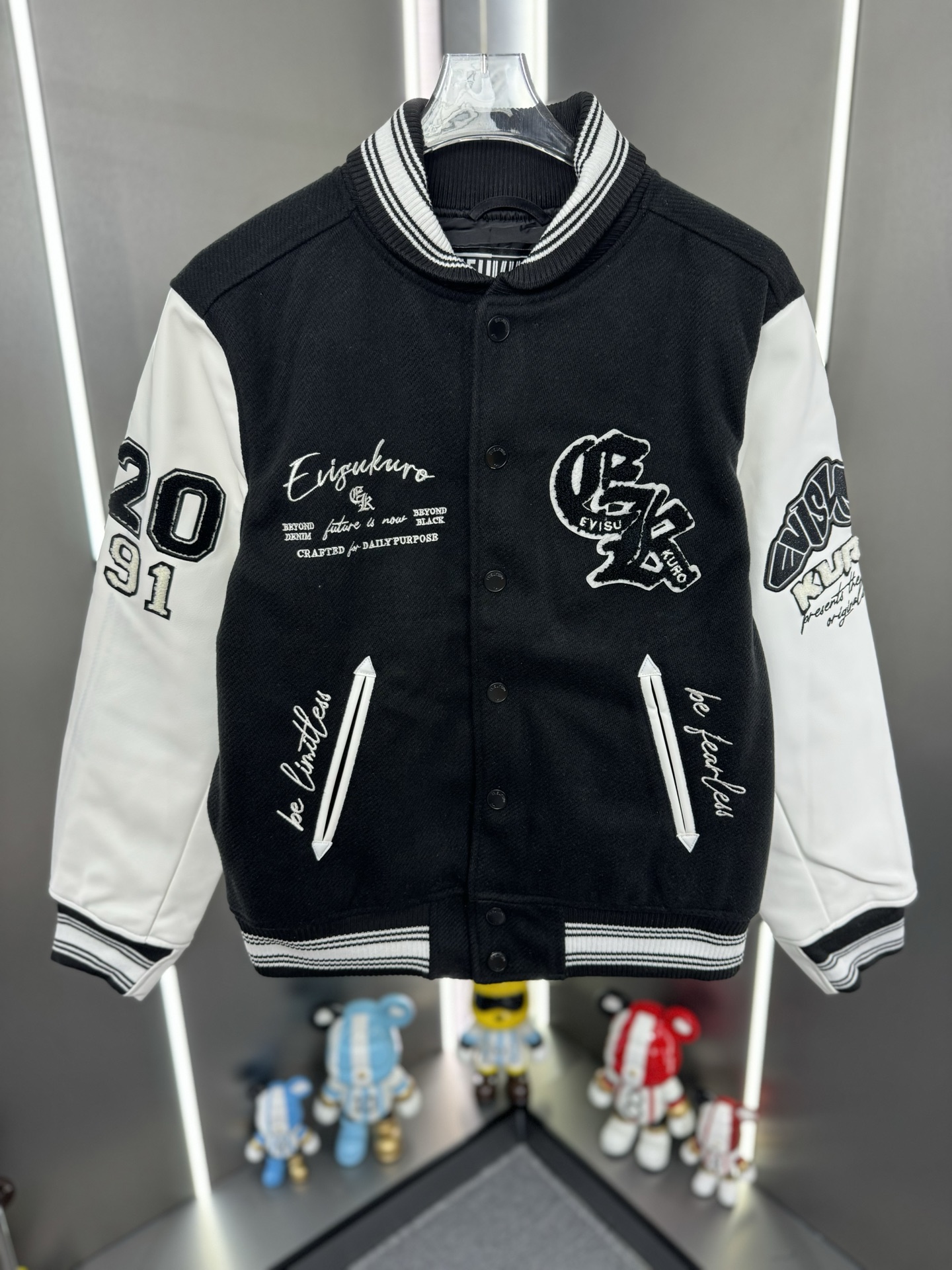 新品棒球服棉服外套男女同款