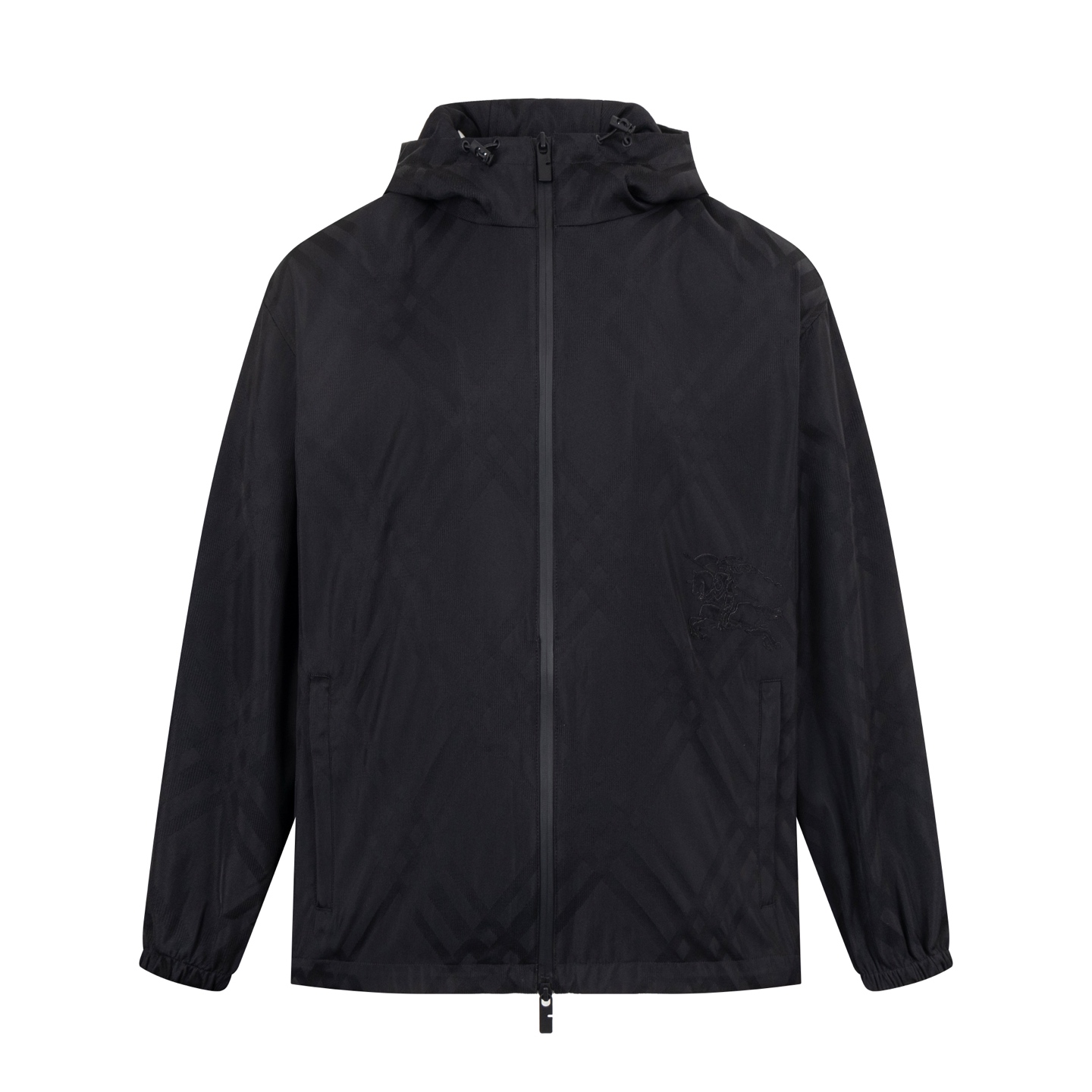 BBR 戰馬斜紋格連帽夾克