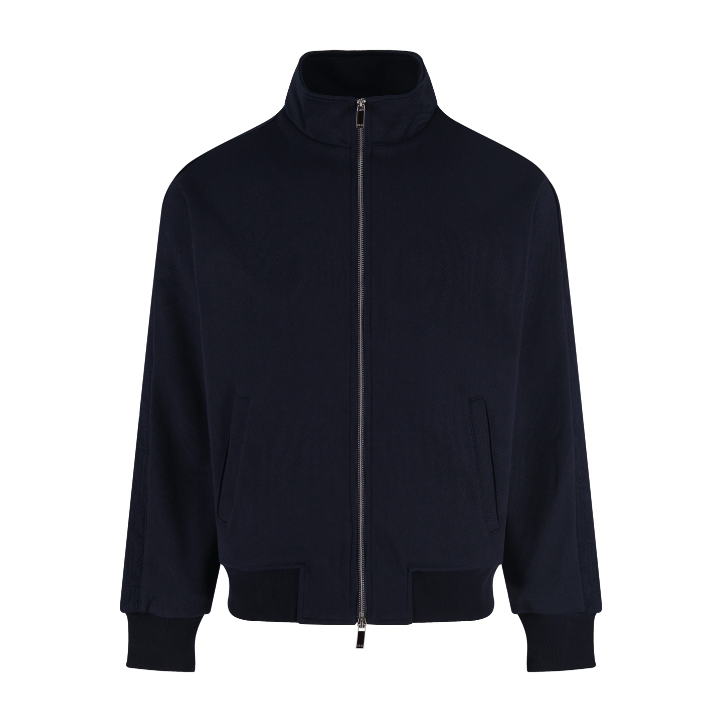 CD 提花織帶拉鍊立領外套