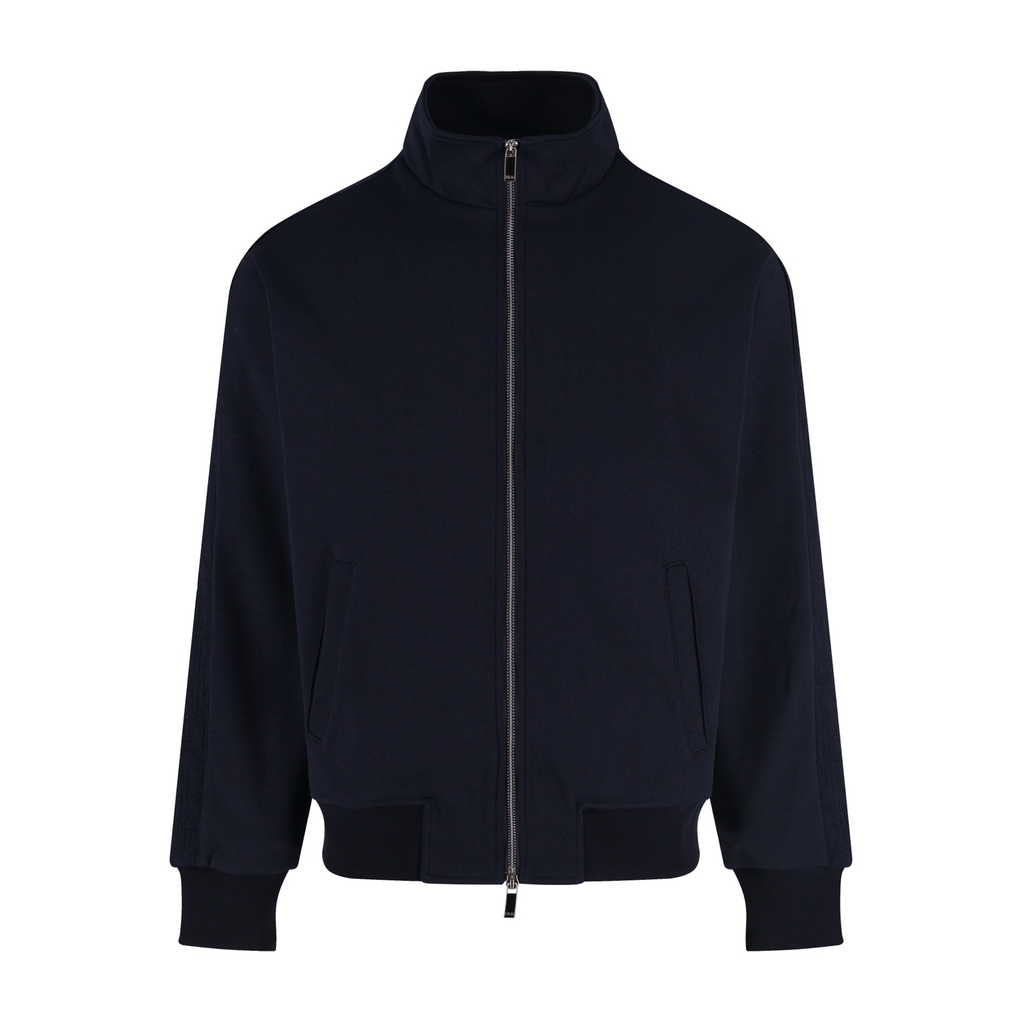 CD 提花織帶拉鍊立領外套