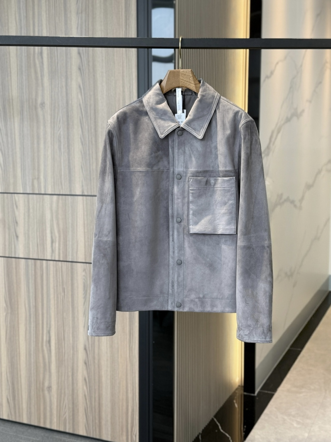 Dior 2025 秋冬男裝高端絨面革男士夾克外套