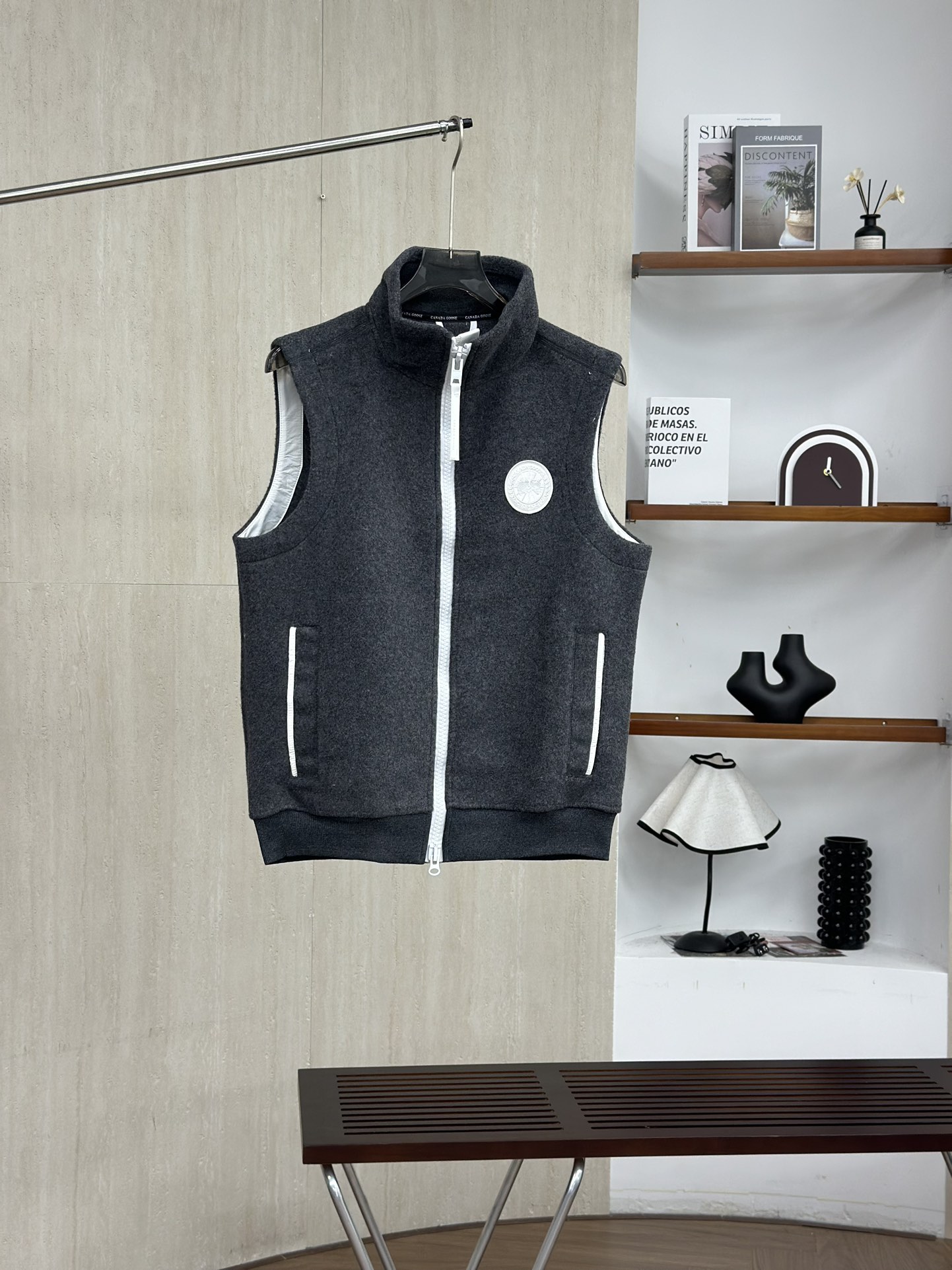 Canada Goose加拿大鵝白標羊絨馬甲