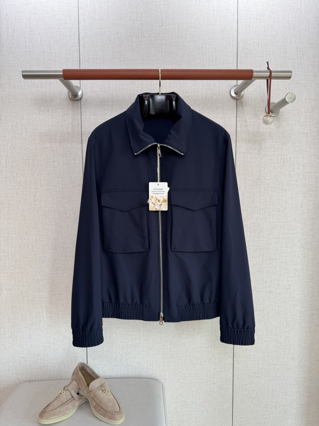 Bottega Veneta 葆蝶家BV拉鍊口袋短夾克外套