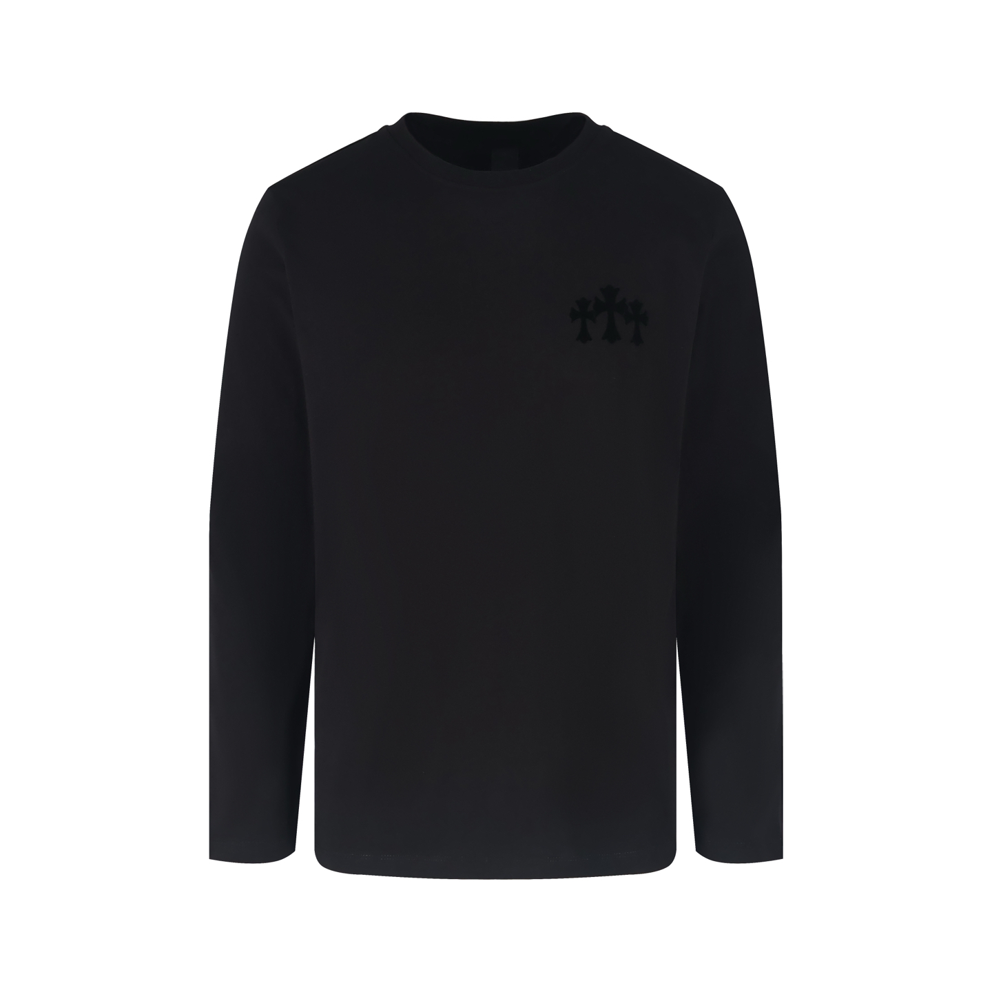 Ch克罗心植绒十字架长袖