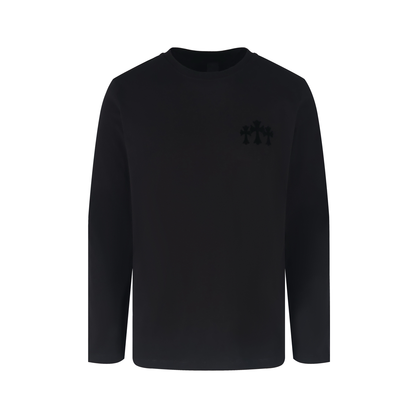 Ch克罗心植绒十字架长袖