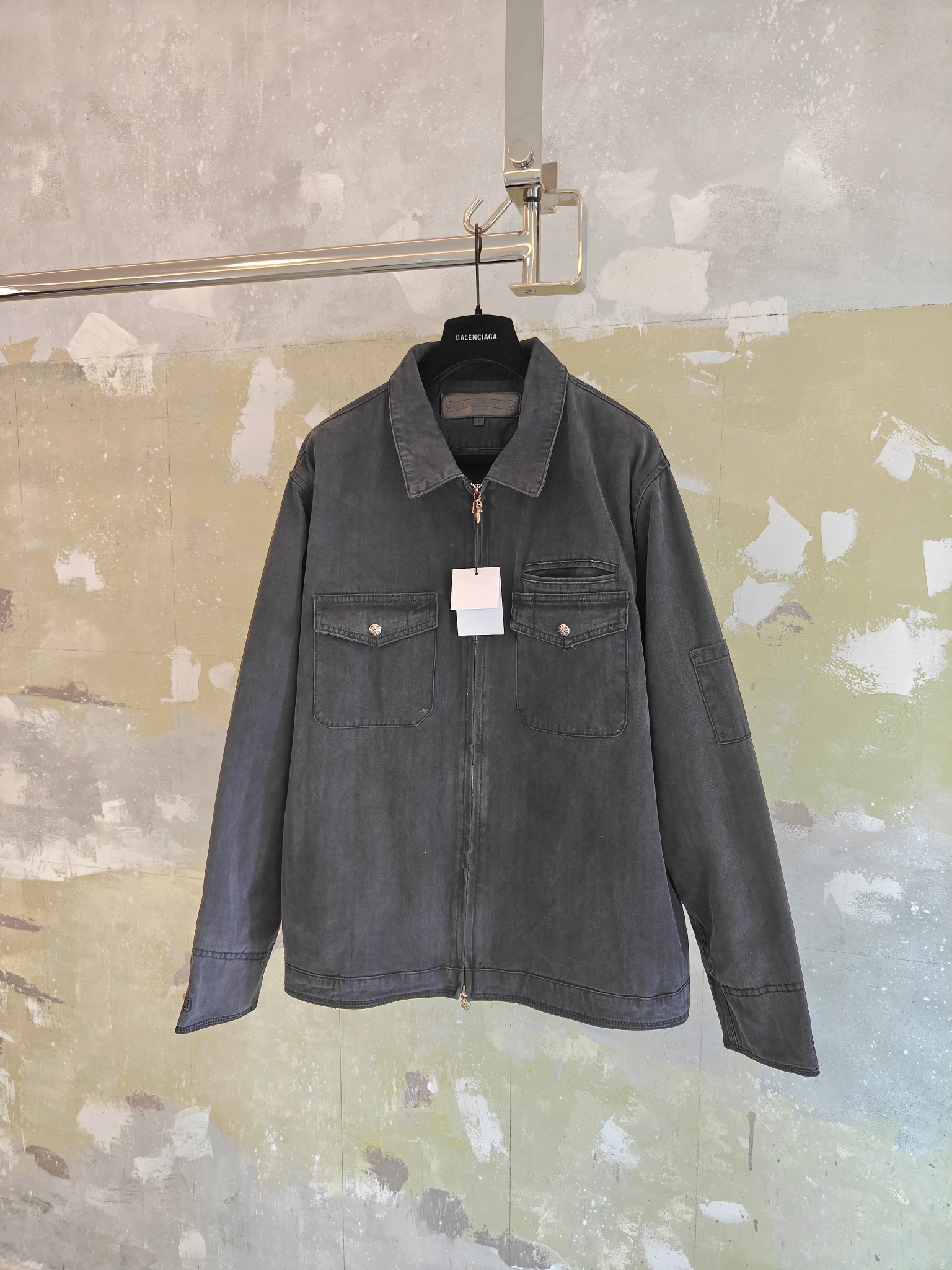 CH/25 魚骨紋水洗工裝棉服