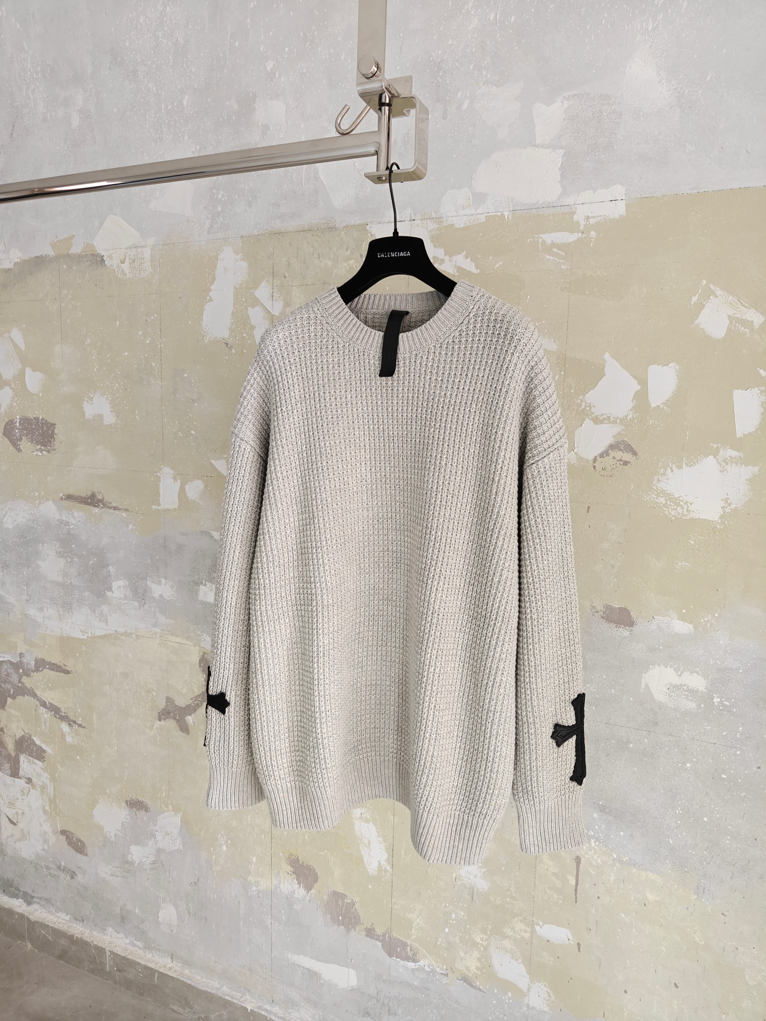 Chrome Hearts 羊絨華夫格毛衣