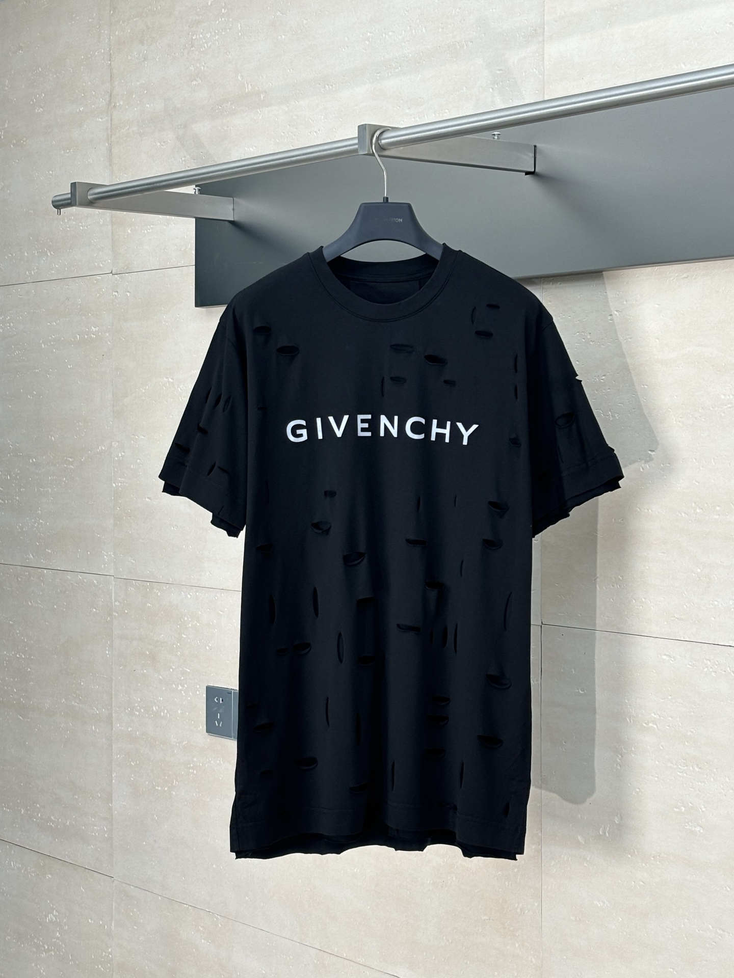  Givenchy*/纪梵希 25Ss破洞雙層短袖