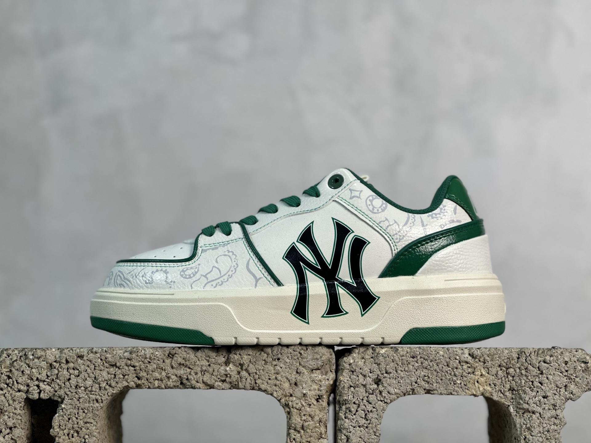 MLB NY 印花網紅學長老爹鞋 定制塗鴉惡作劇