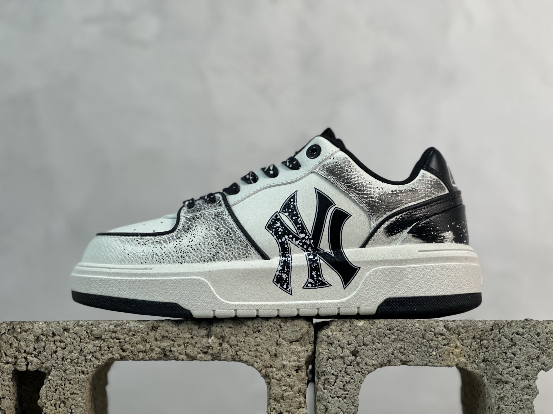 MLB NY 印花網紅學長老爹鞋 定制塗鴉惡作劇