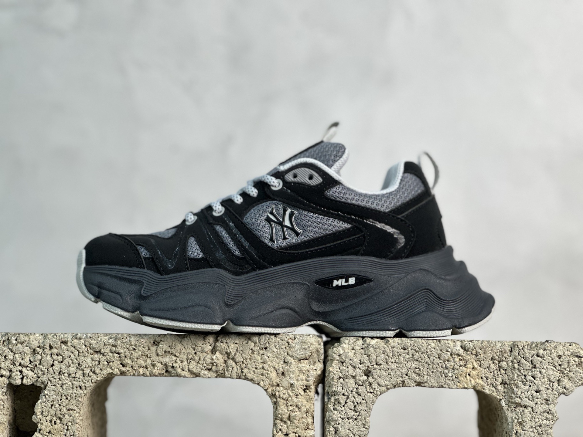 MLB 紐約洋基隊 增高厚底休閒板鞋