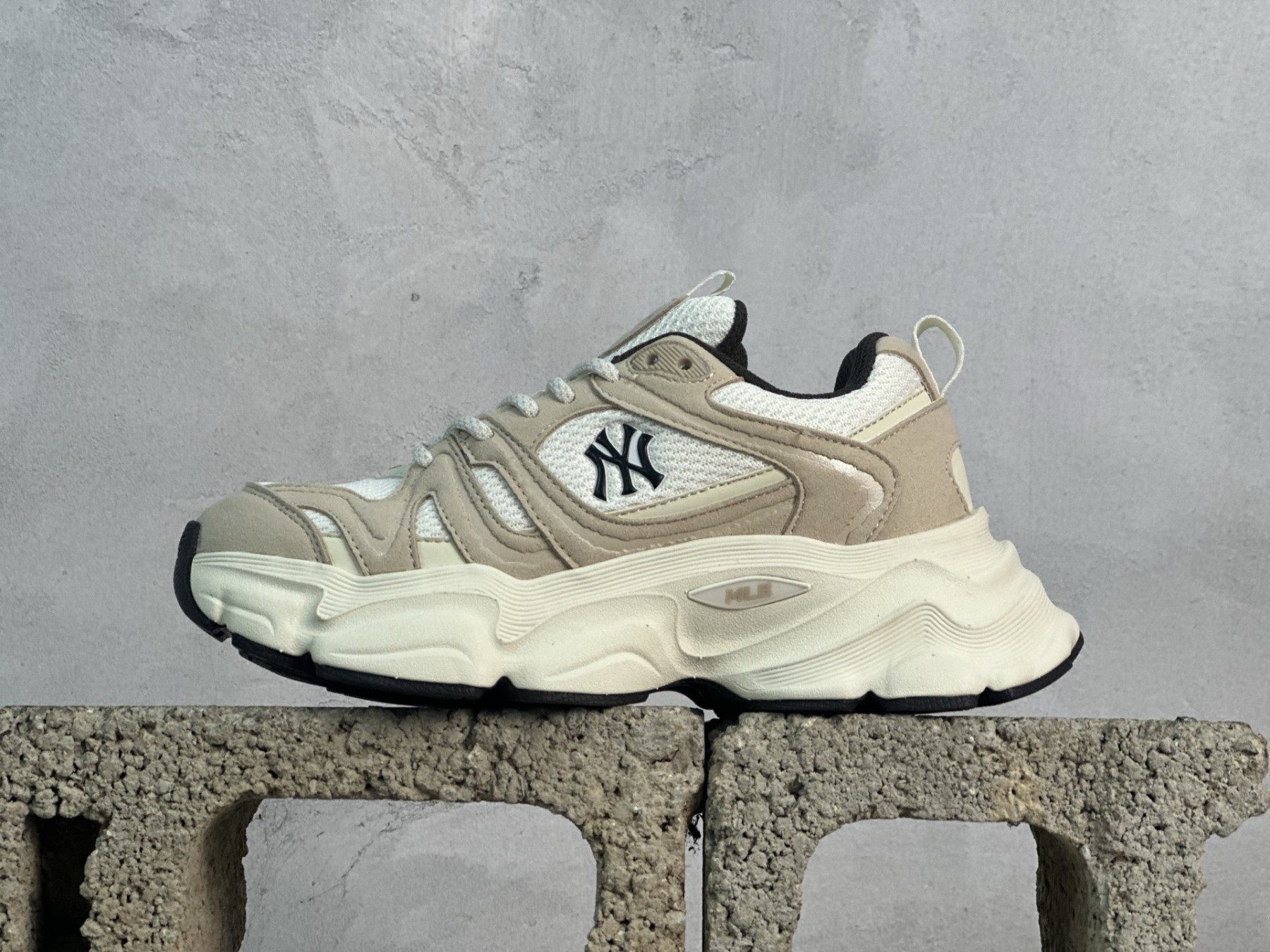 MLB 紐約洋基隊 增高厚底休閒板鞋