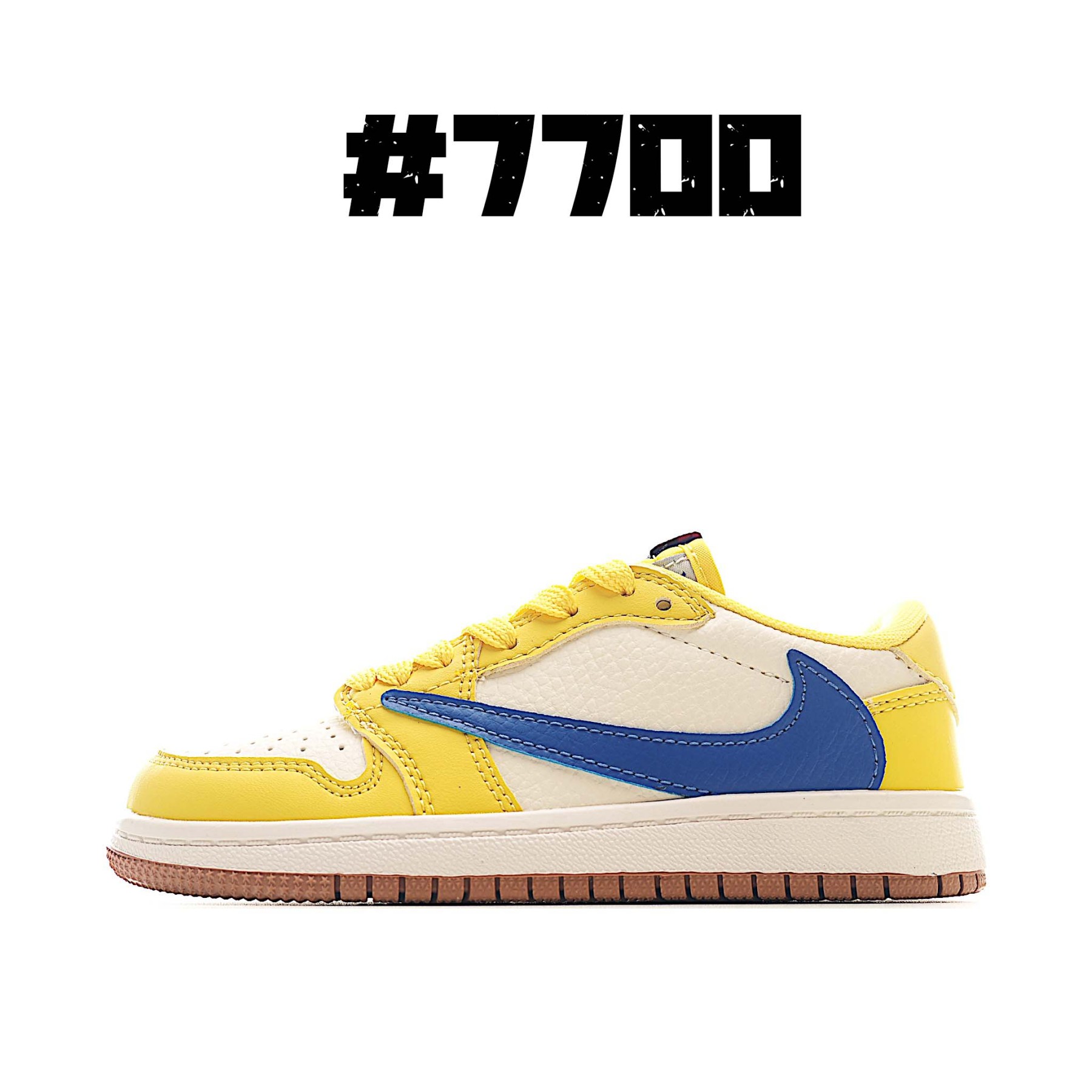 AJ 1倒勾低幫聯名兒童籃球鞋