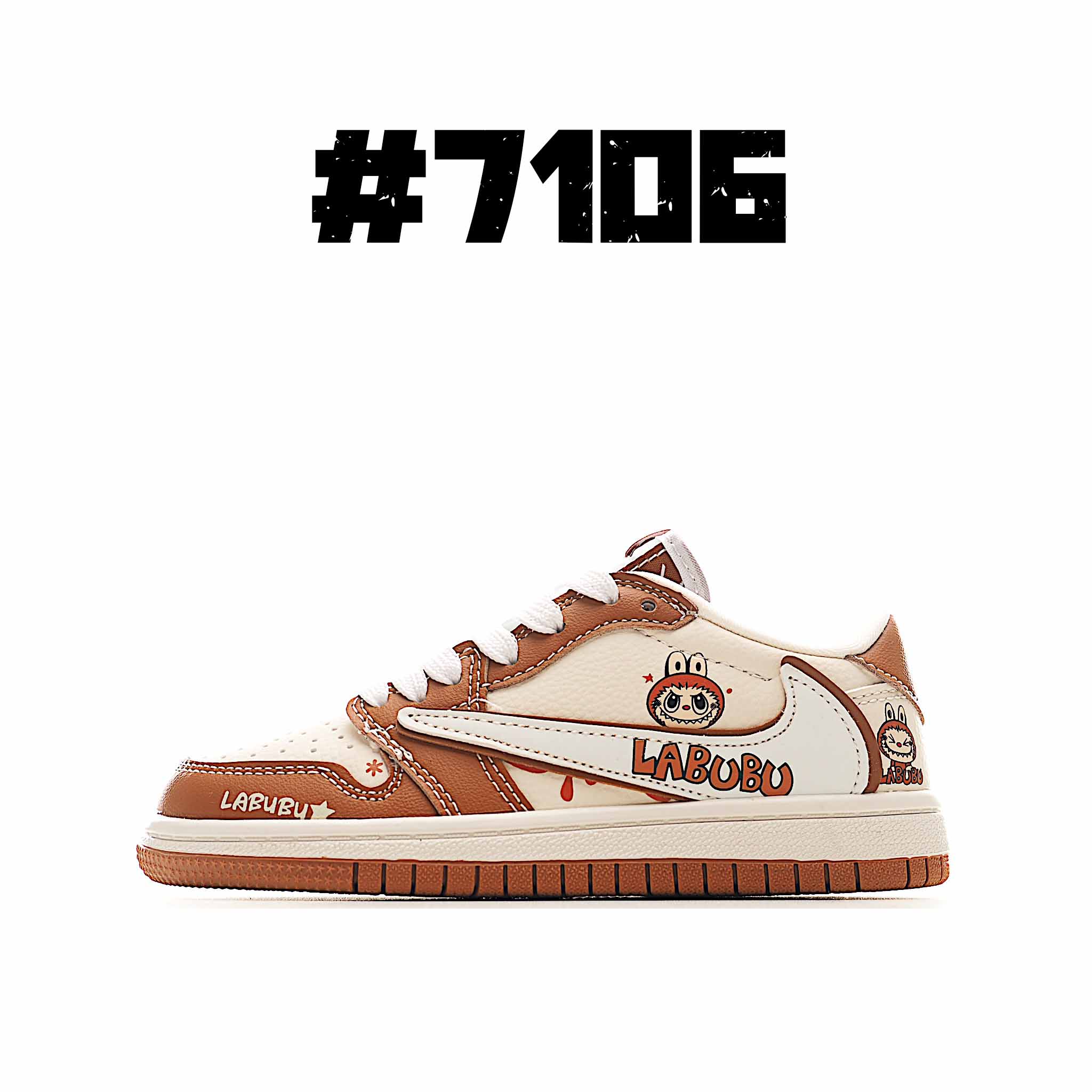 AJ 1倒勾低幫聯名兒童籃球鞋