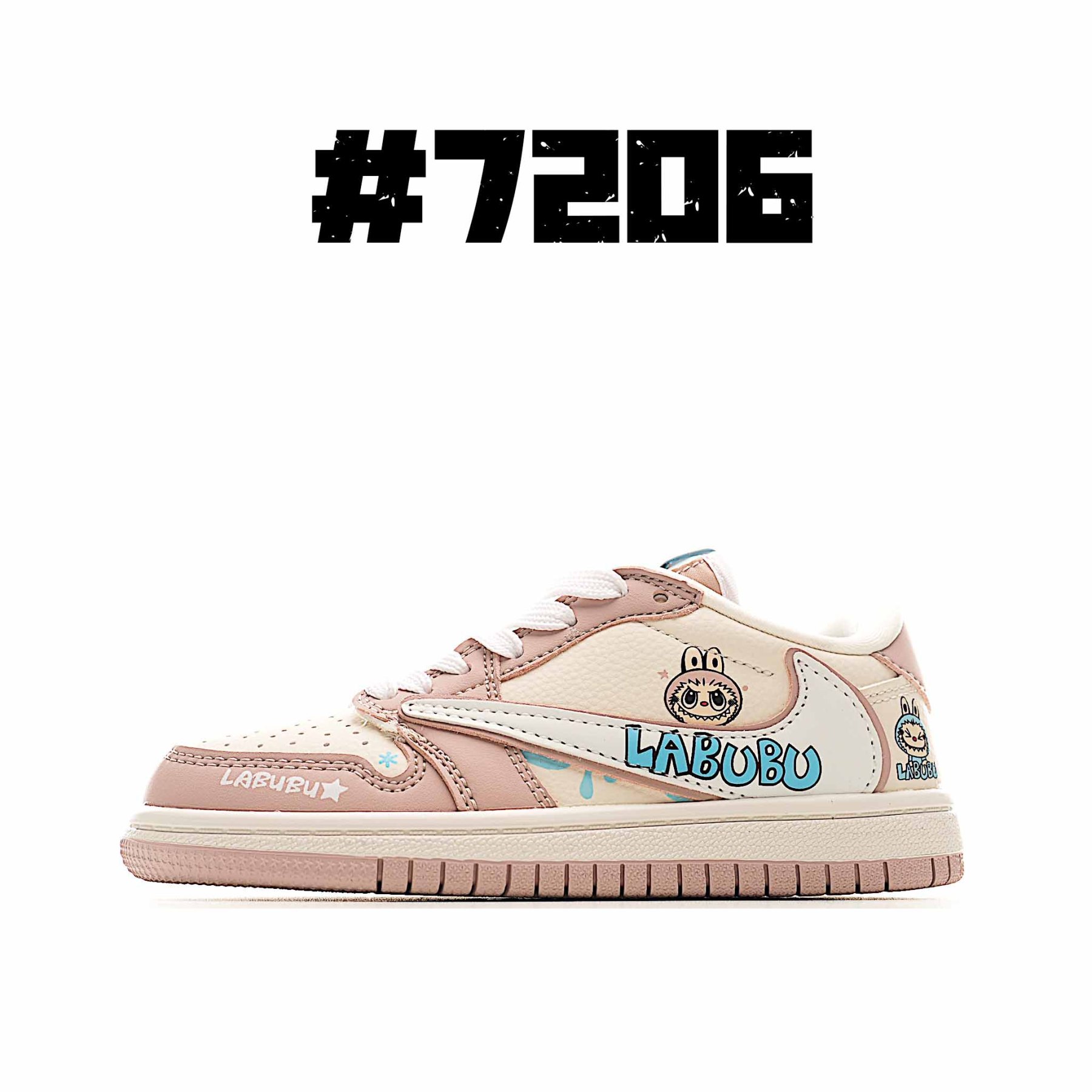 AJ 1倒勾低幫聯名兒童籃球鞋