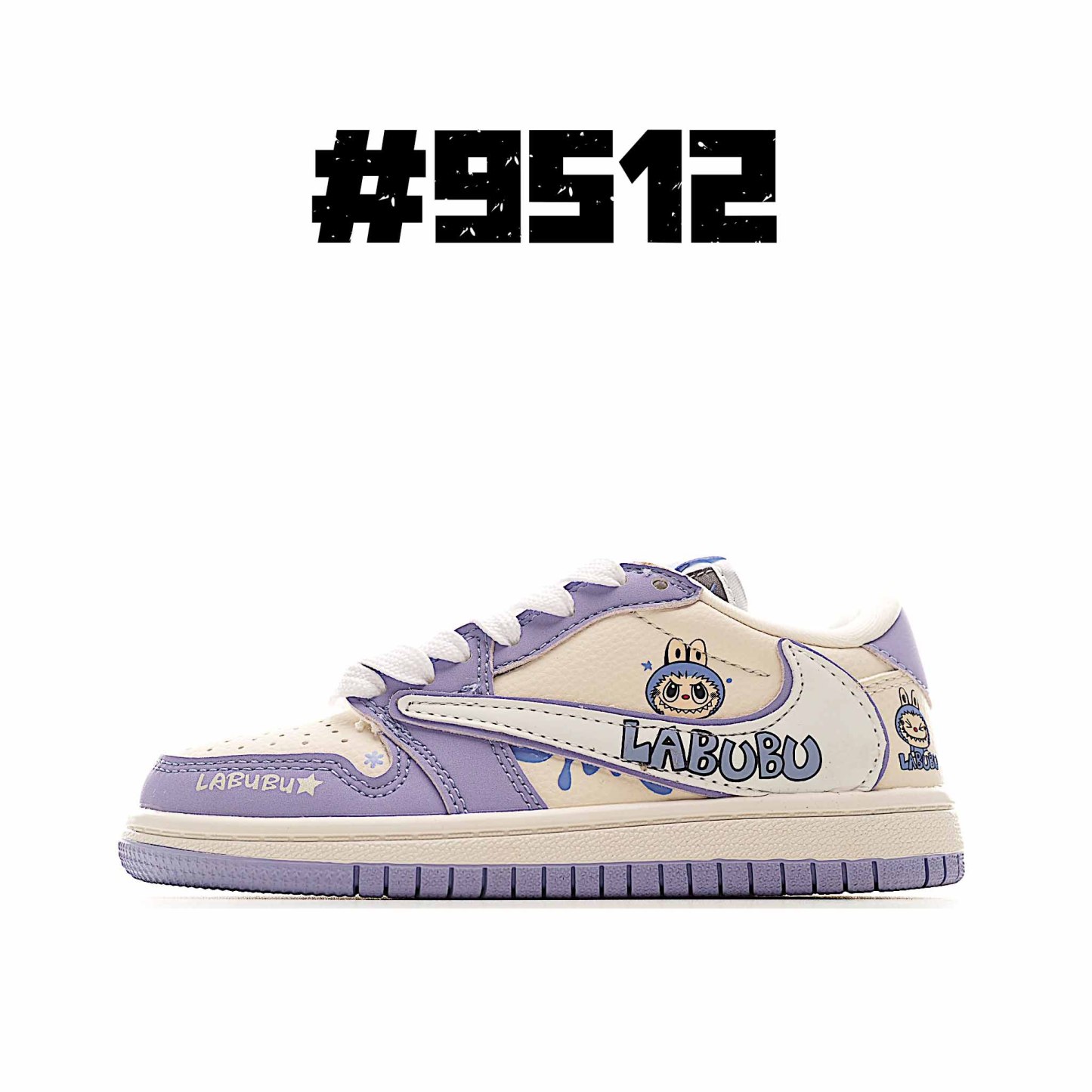 AJ 1倒勾低幫聯名兒童籃球鞋