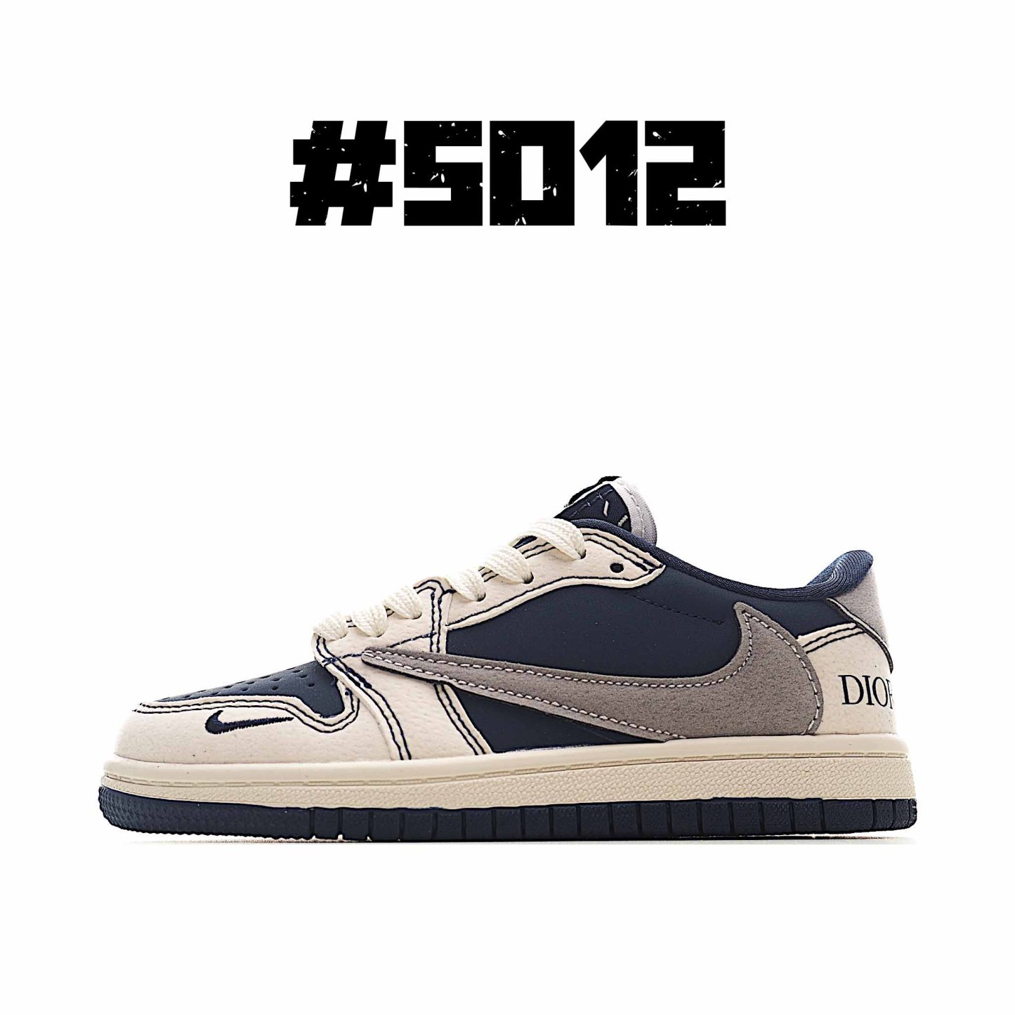 AJ 1倒勾低幫聯名兒童籃球鞋