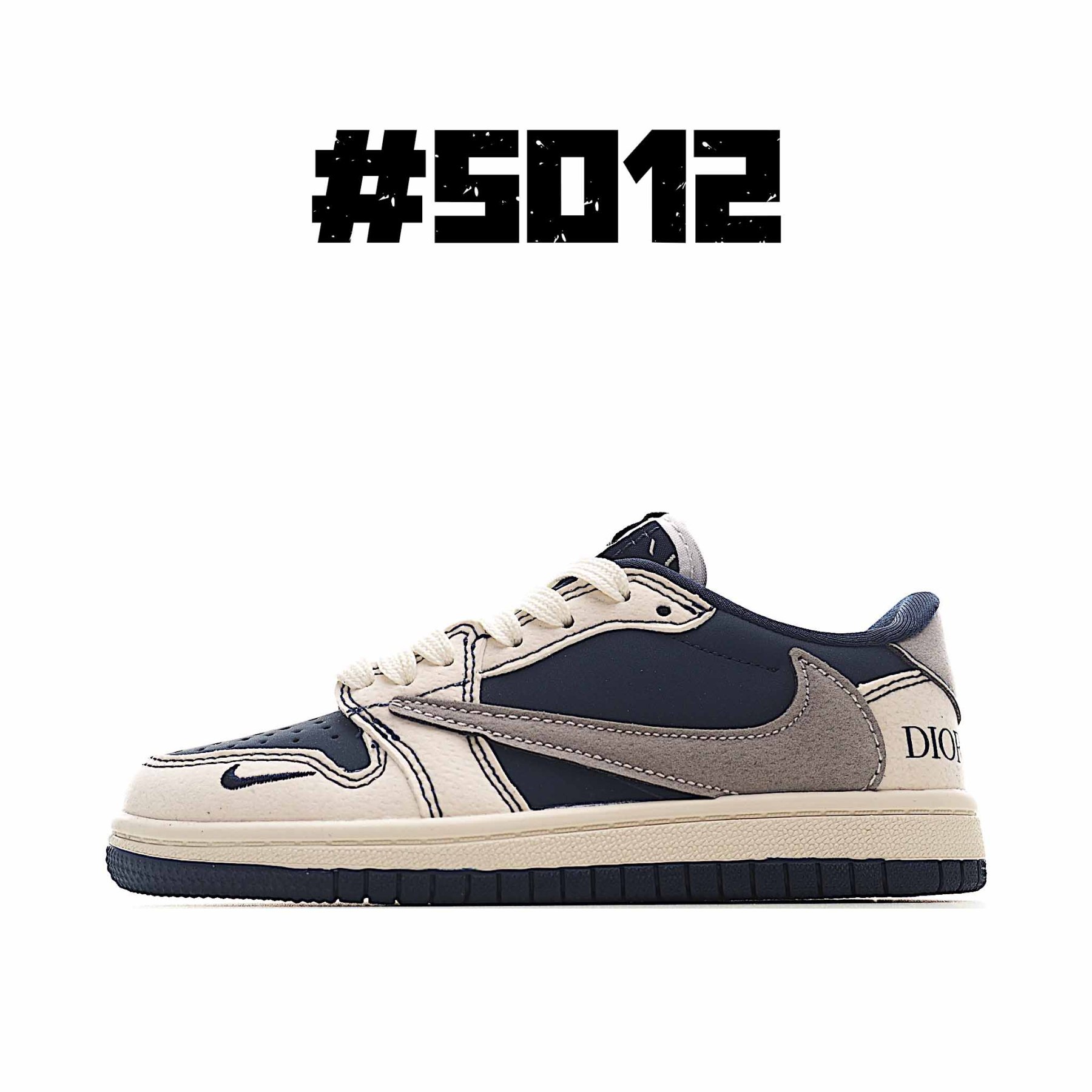 AJ 1倒勾低幫聯名兒童籃球鞋