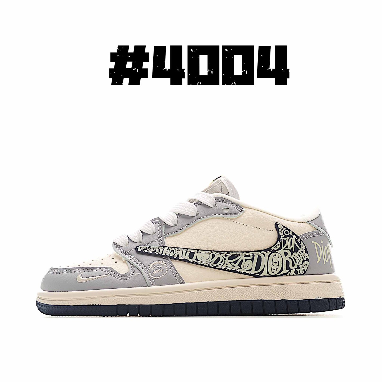 AJ 1倒勾低幫聯名兒童籃球鞋