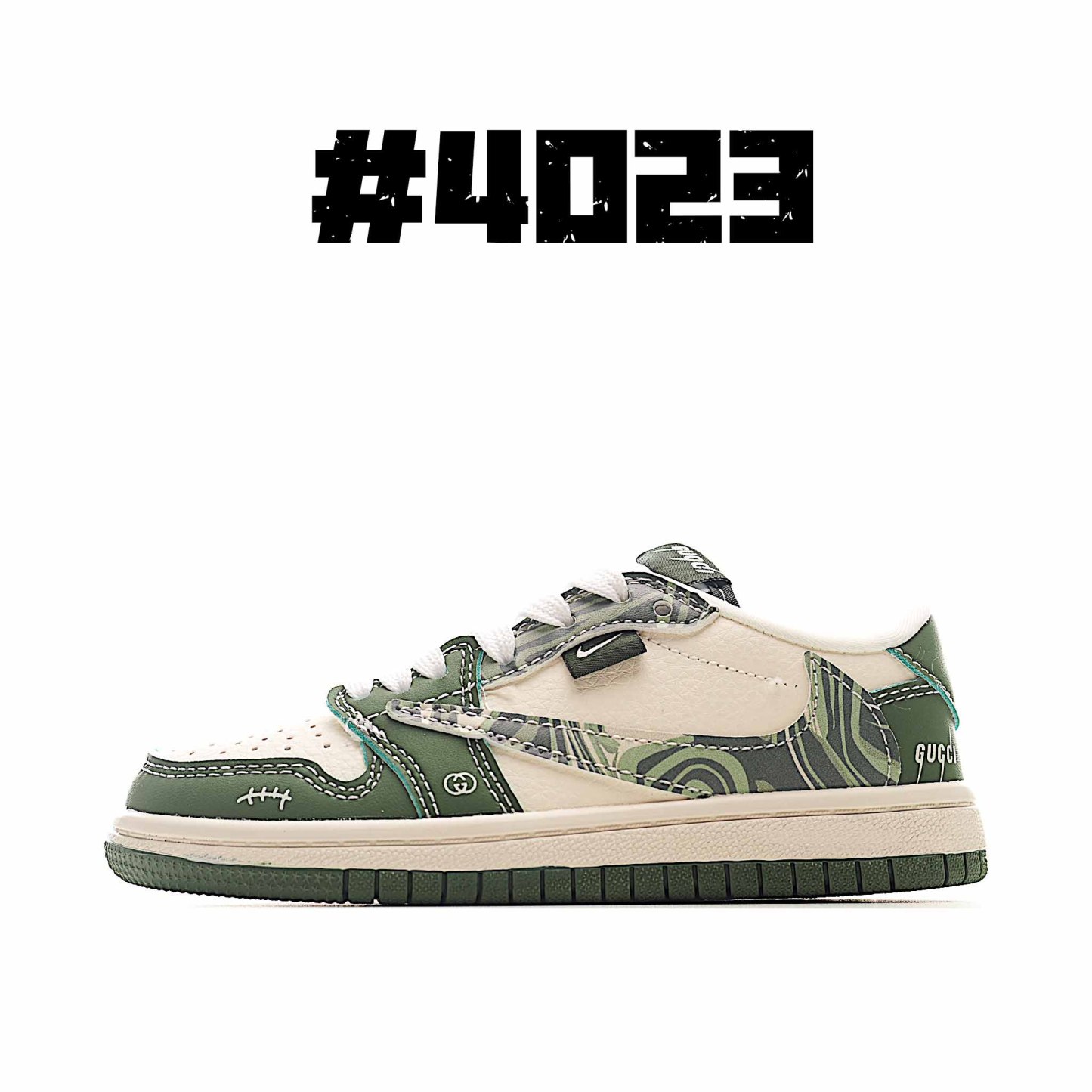 AJ 1倒勾低幫聯名兒童籃球鞋