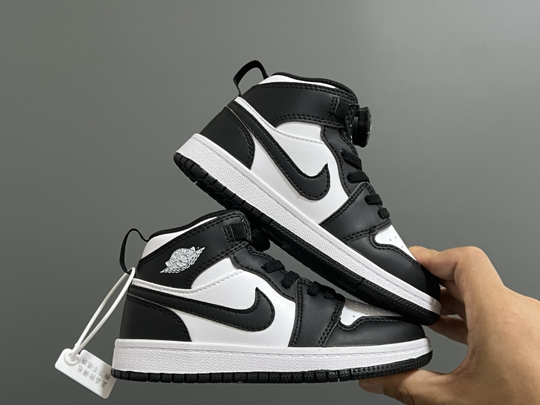 喬一中幫鎖扣兒童運動鞋