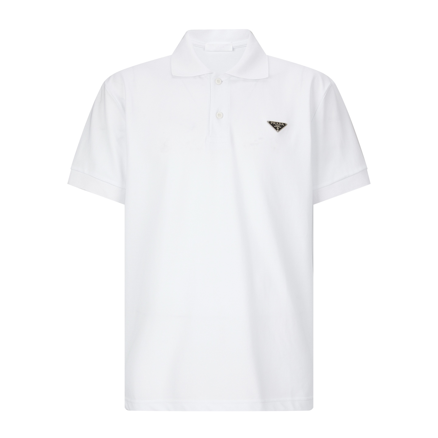 PRADA 鋼標翻領POLO衫