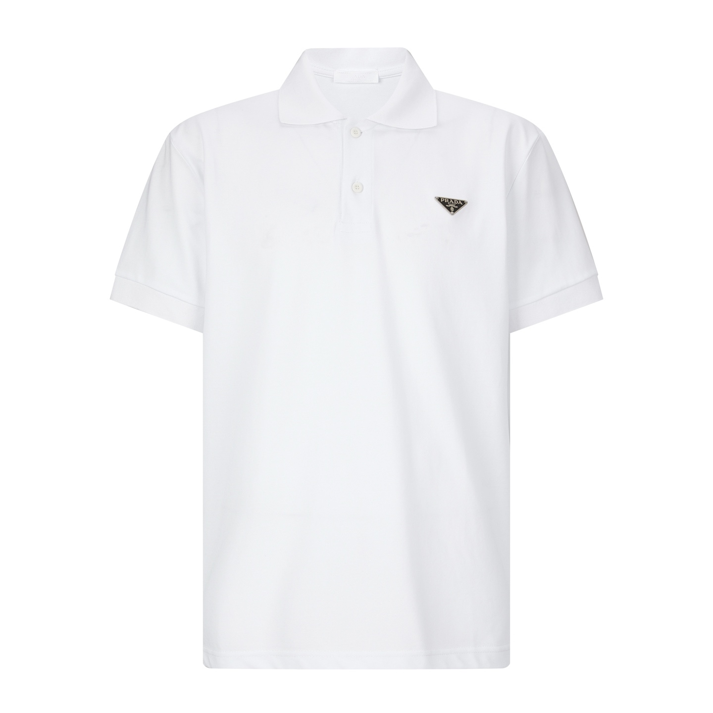 PRADA 鋼標翻領POLO衫